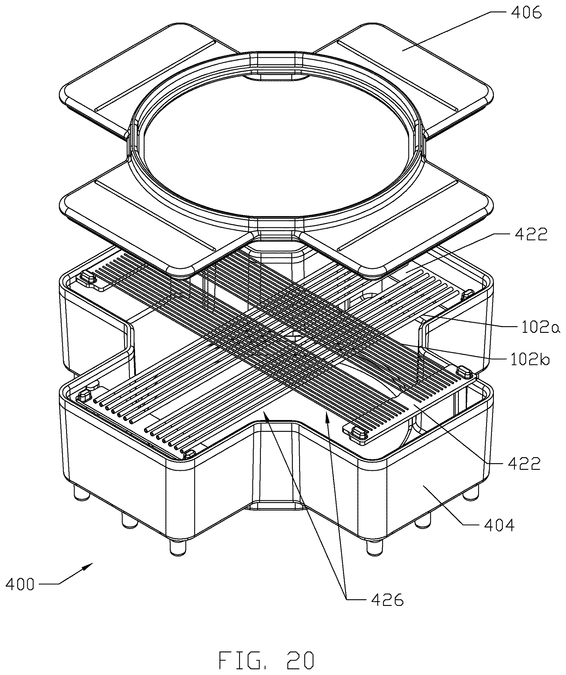 Patent US12612585 Figure 14 – Cell culture bioreactor with zone control