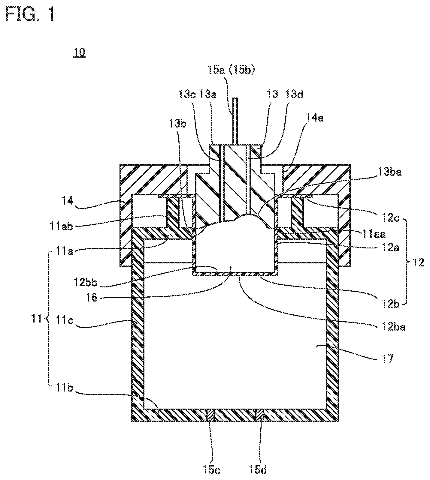 Patent US12612586 Figure 1 – Cell culture container and cell culture system