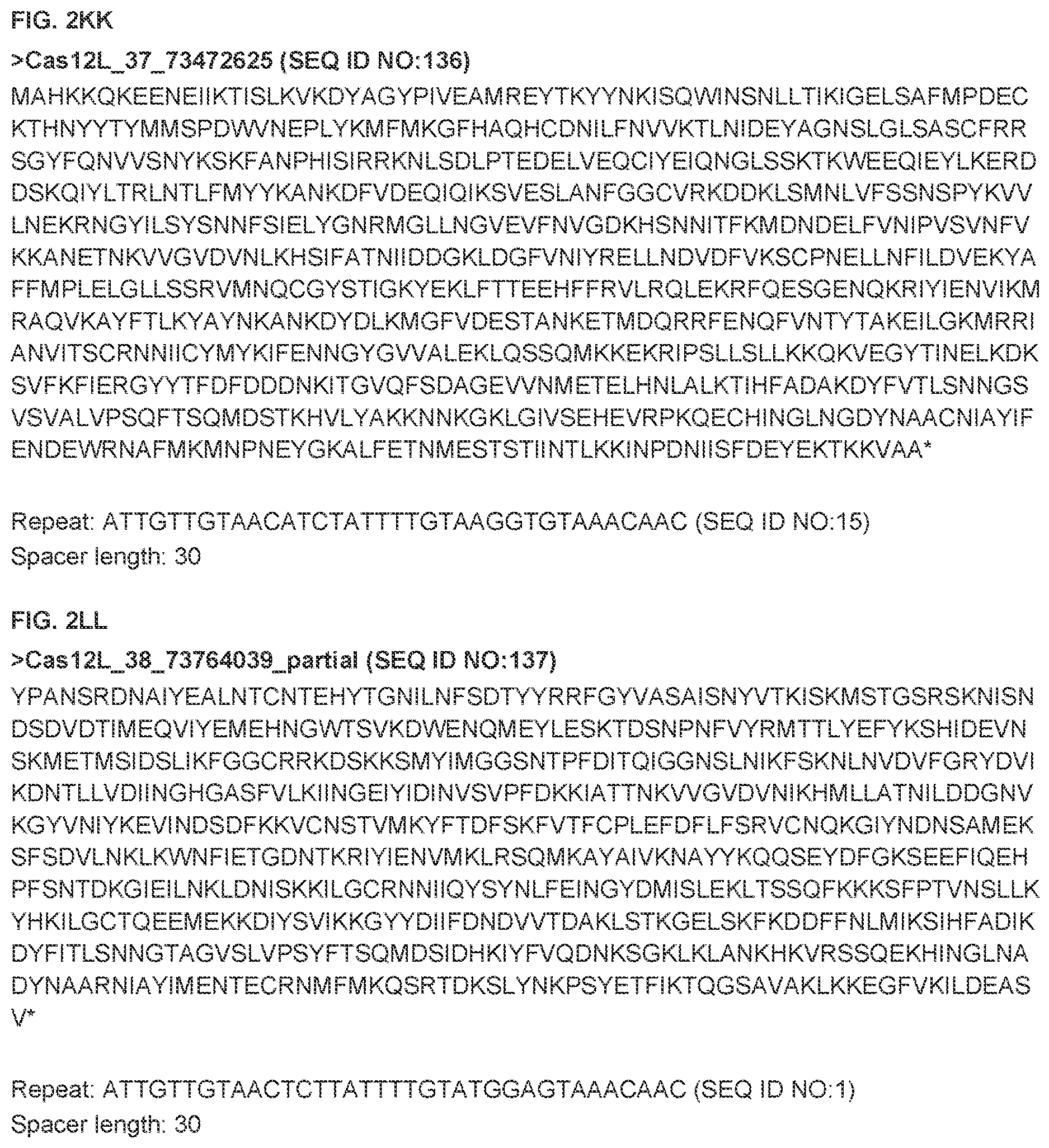 Patent US12612607 Figure 19 – CRISPR-Cas effector polypeptides and methods of use thereof