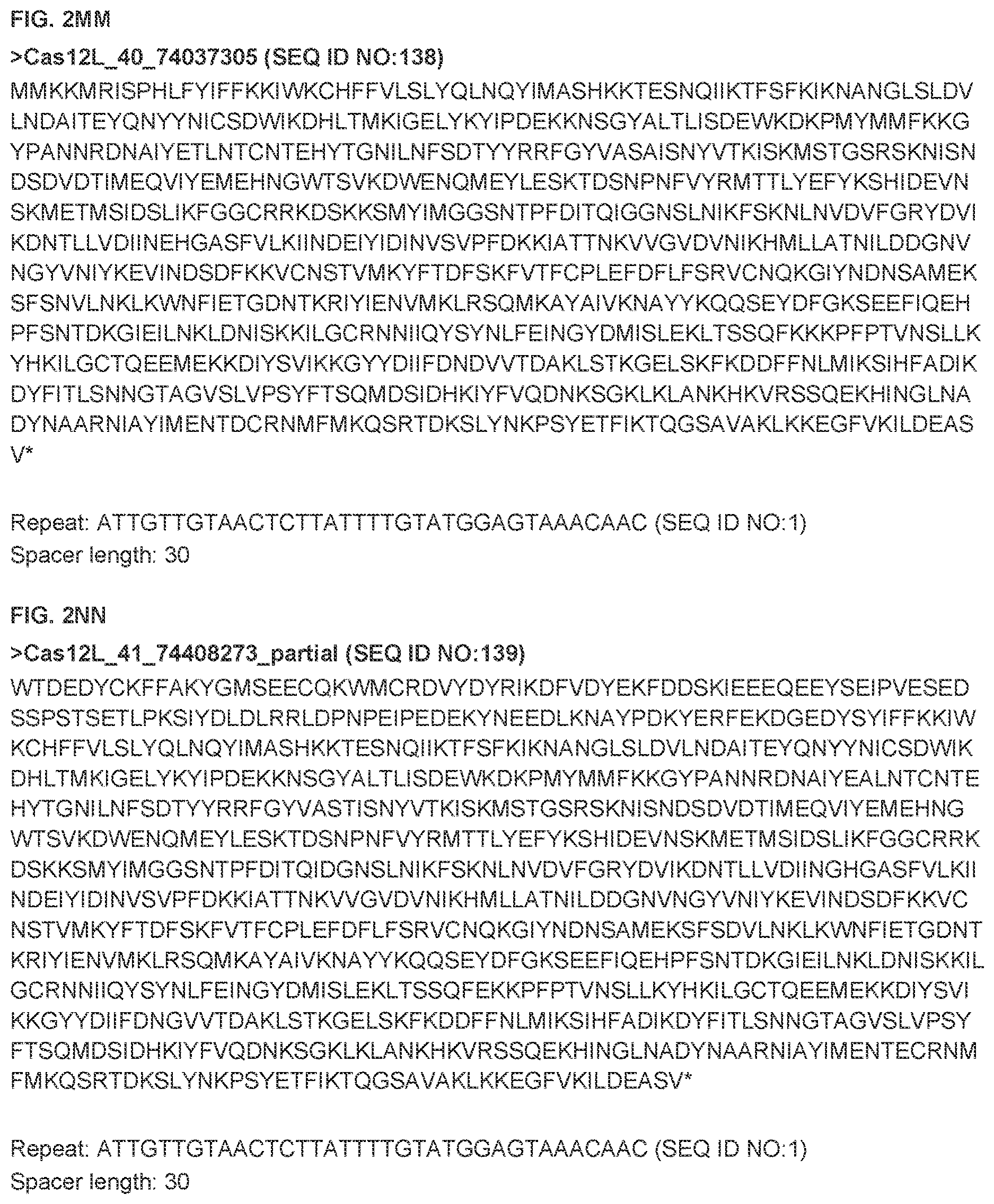Patent US12612607 Figure 20 – CRISPR-Cas effector polypeptides and methods of use thereof