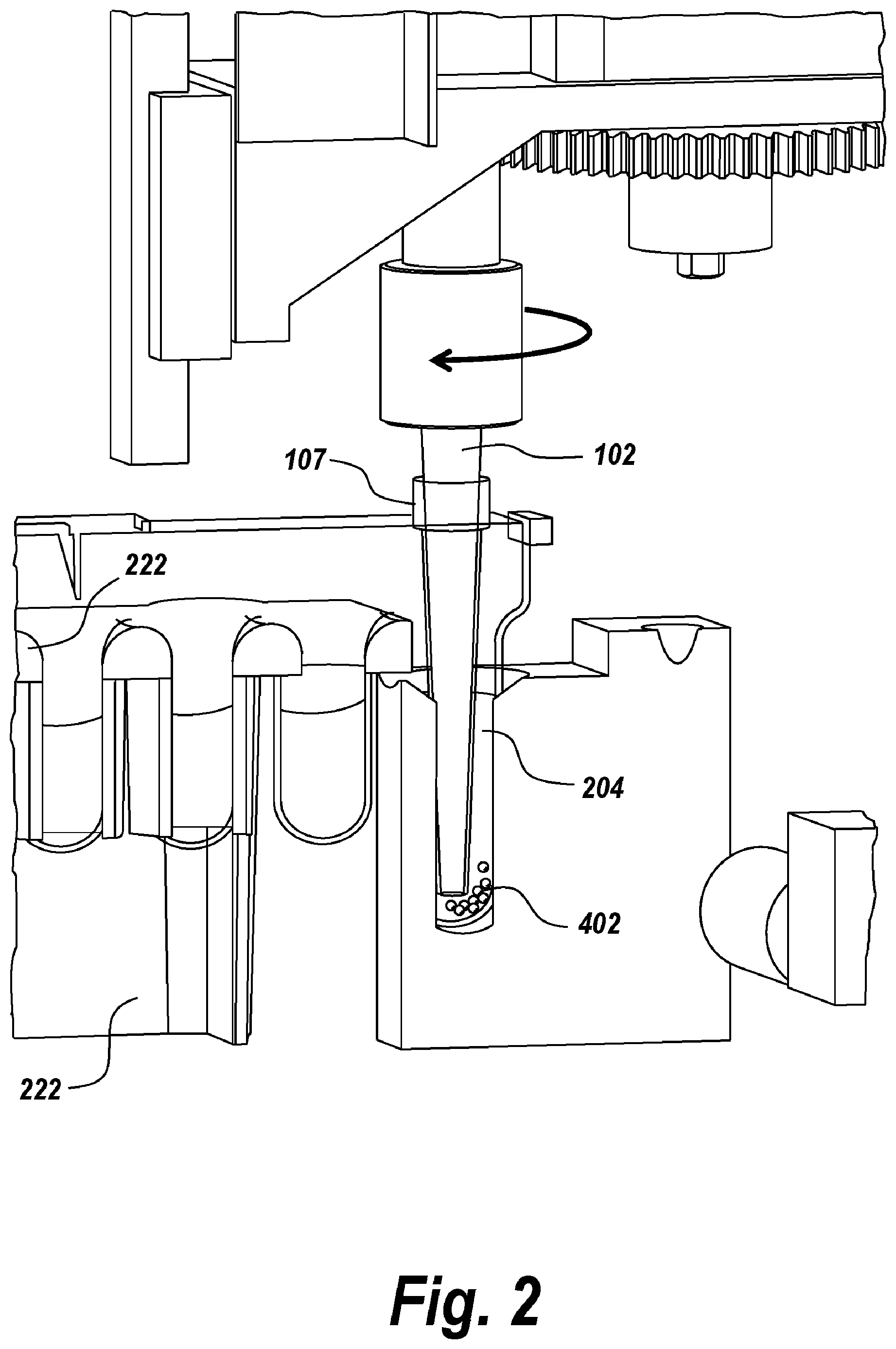 Patent US12612616 Figure 2 – Sample preparation apparatus and multi-well plate with PCR chip