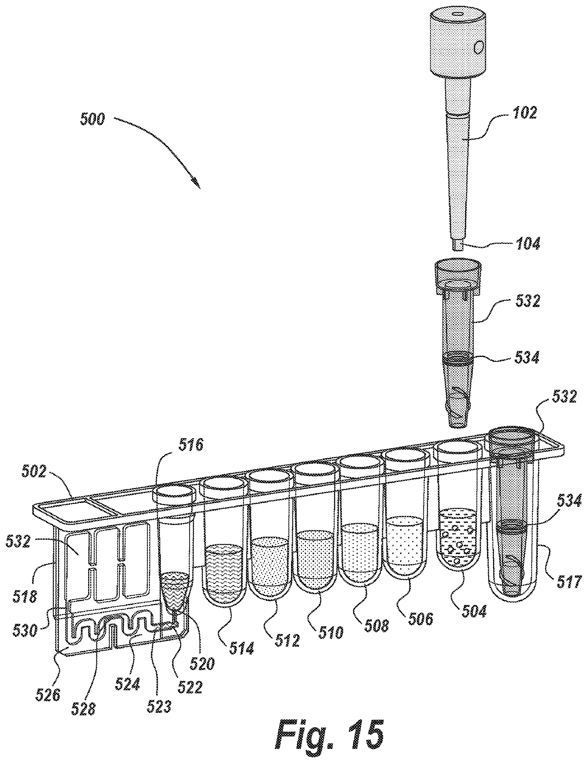 Patent US12612616 Figure 10 – Sample preparation apparatus and multi-well plate with PCR chip