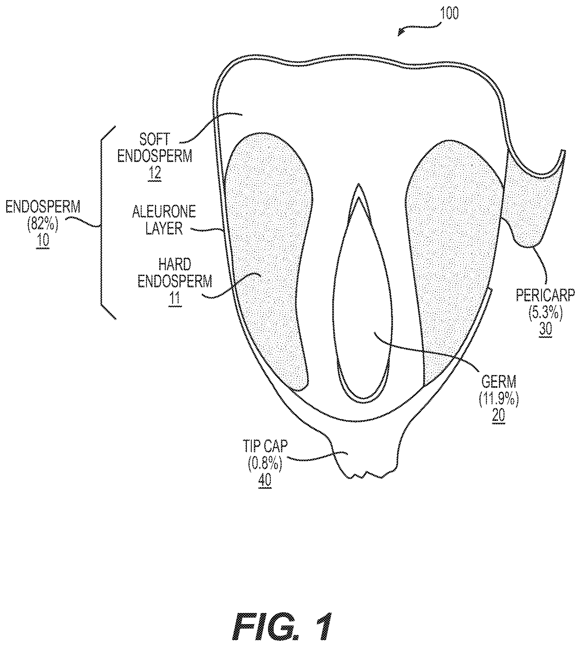 Patent US12612652 Figure 1 – High purity starch stream methods and systems