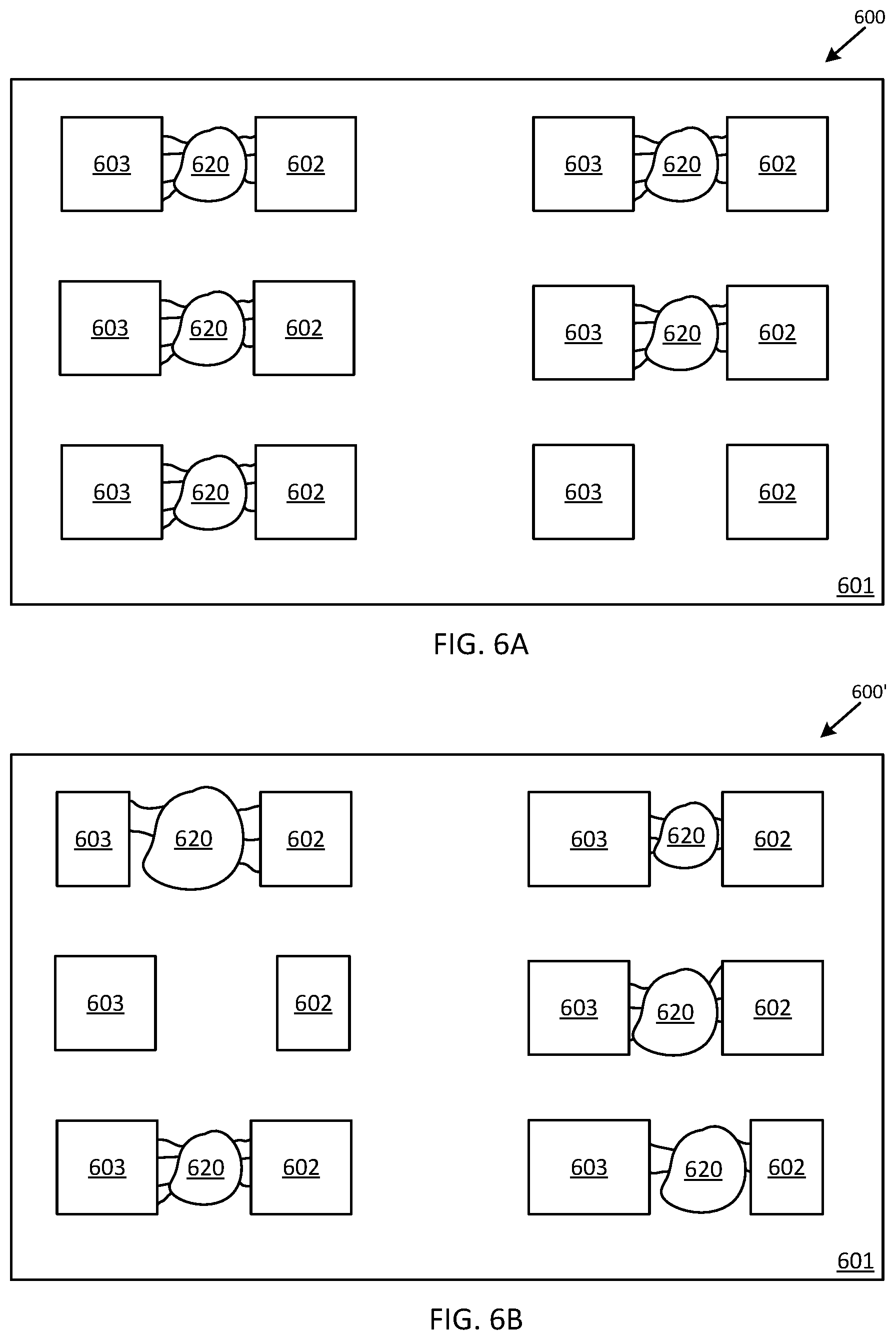 Patent US12612659 Figure 6 – Devices including particles coupled to electrodes, and methods of making and using the same