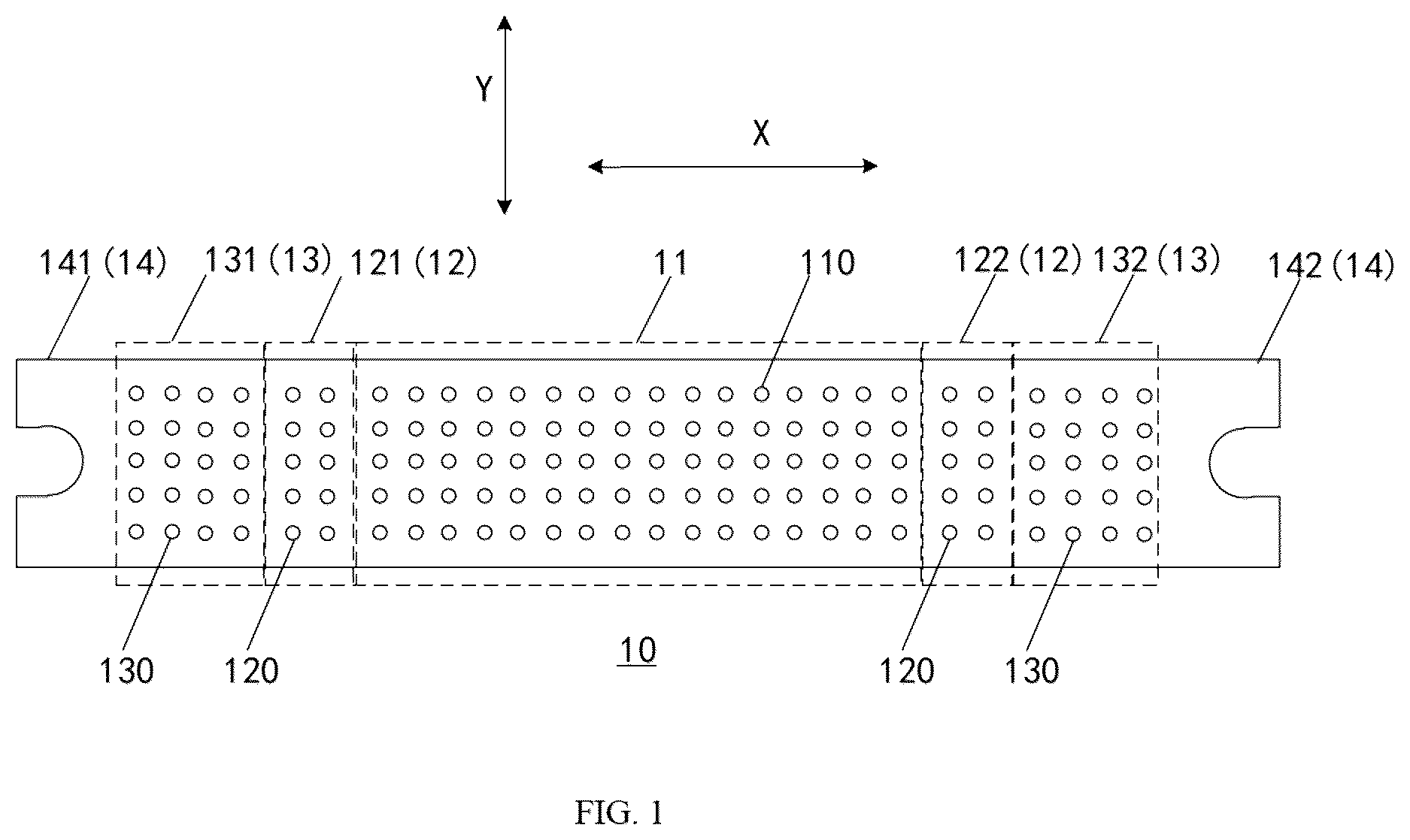 Patent US12612688 Figure 1 – Mask, mask assembly, and method for manufacturing mask assembly