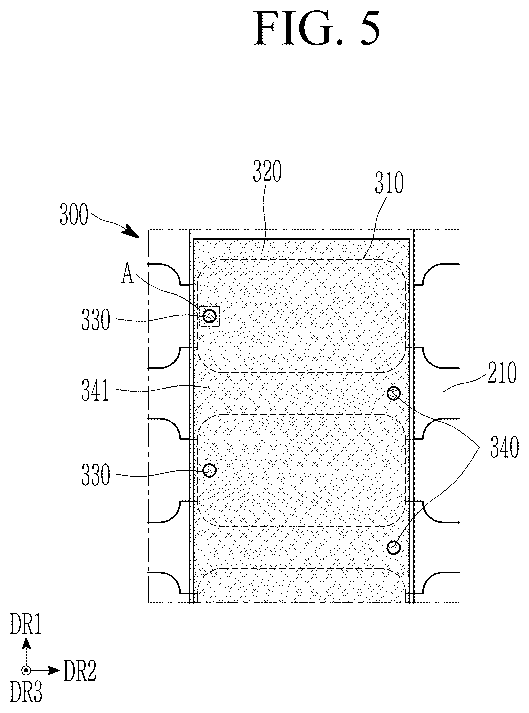 Patent US12612689 Figure 5 – Mask stick and mask assembly including the same