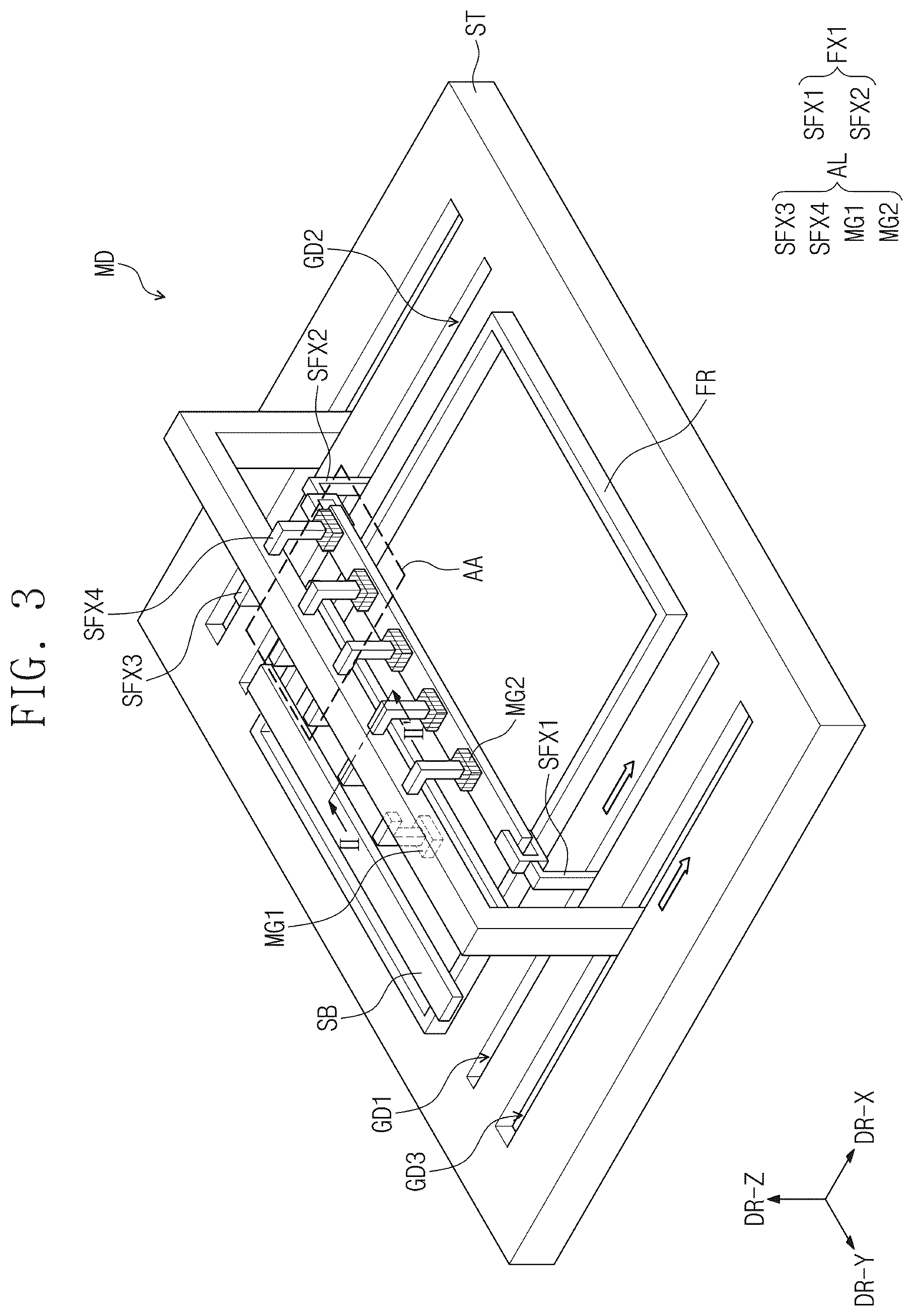 Patent US12612692 Figure 4 – Mask assembly manufacturing apparatus and mask assembly manufacturing method using the same