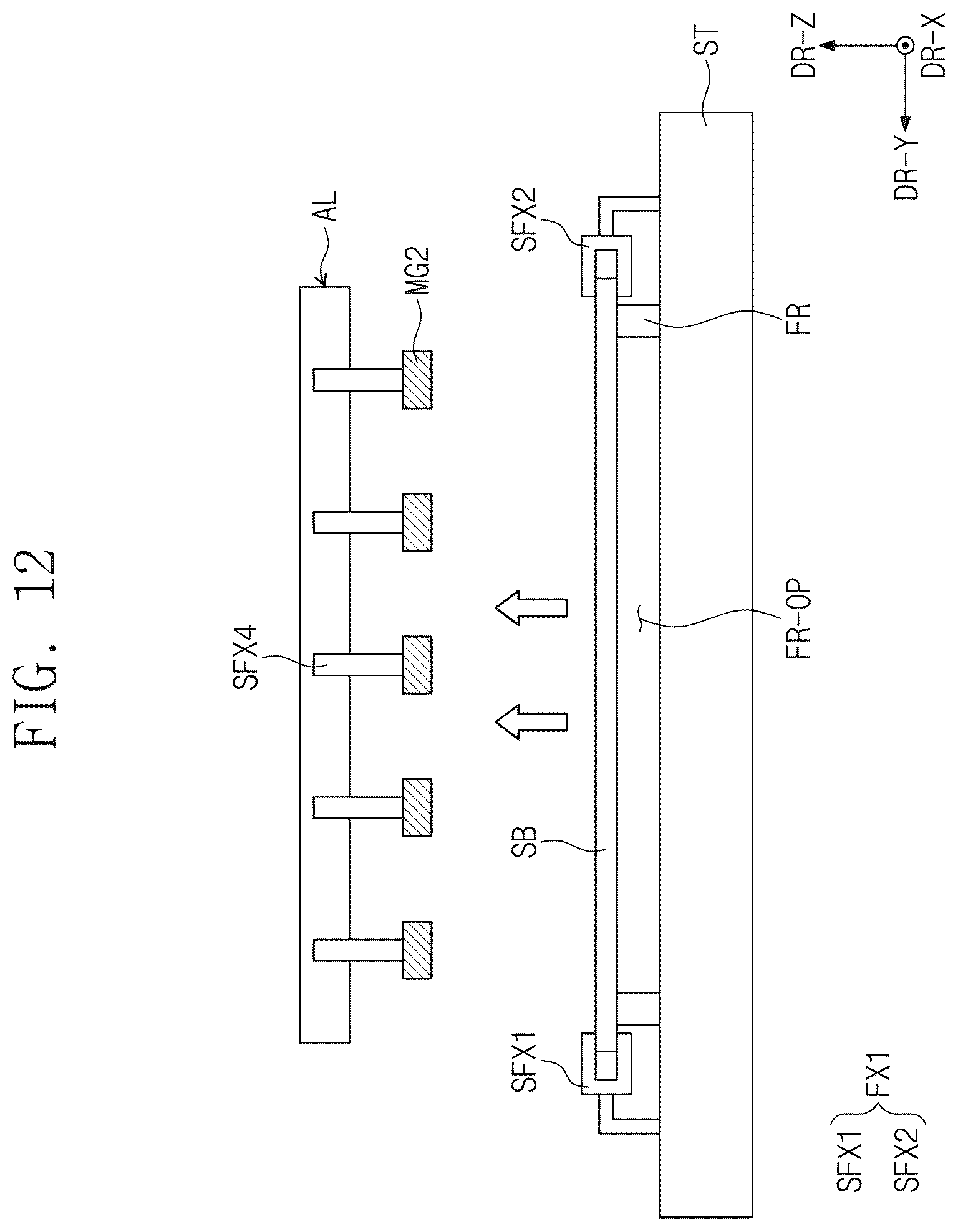 Patent US12612692 Figure 12 – Mask assembly manufacturing apparatus and mask assembly manufacturing method using the same