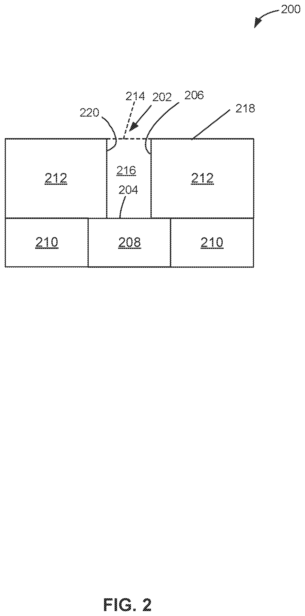 Patent US12612694 Figure 2 – Methods and systems for filling gap features on substrate surfaces