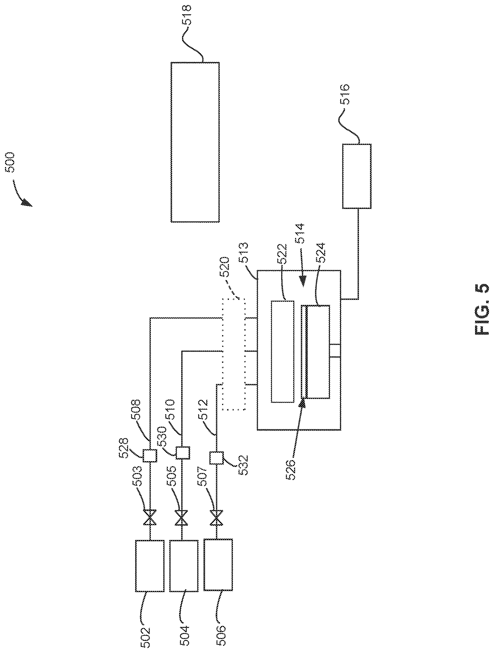 Patent US12612694 Figure 5 – Methods and systems for filling gap features on substrate surfaces
