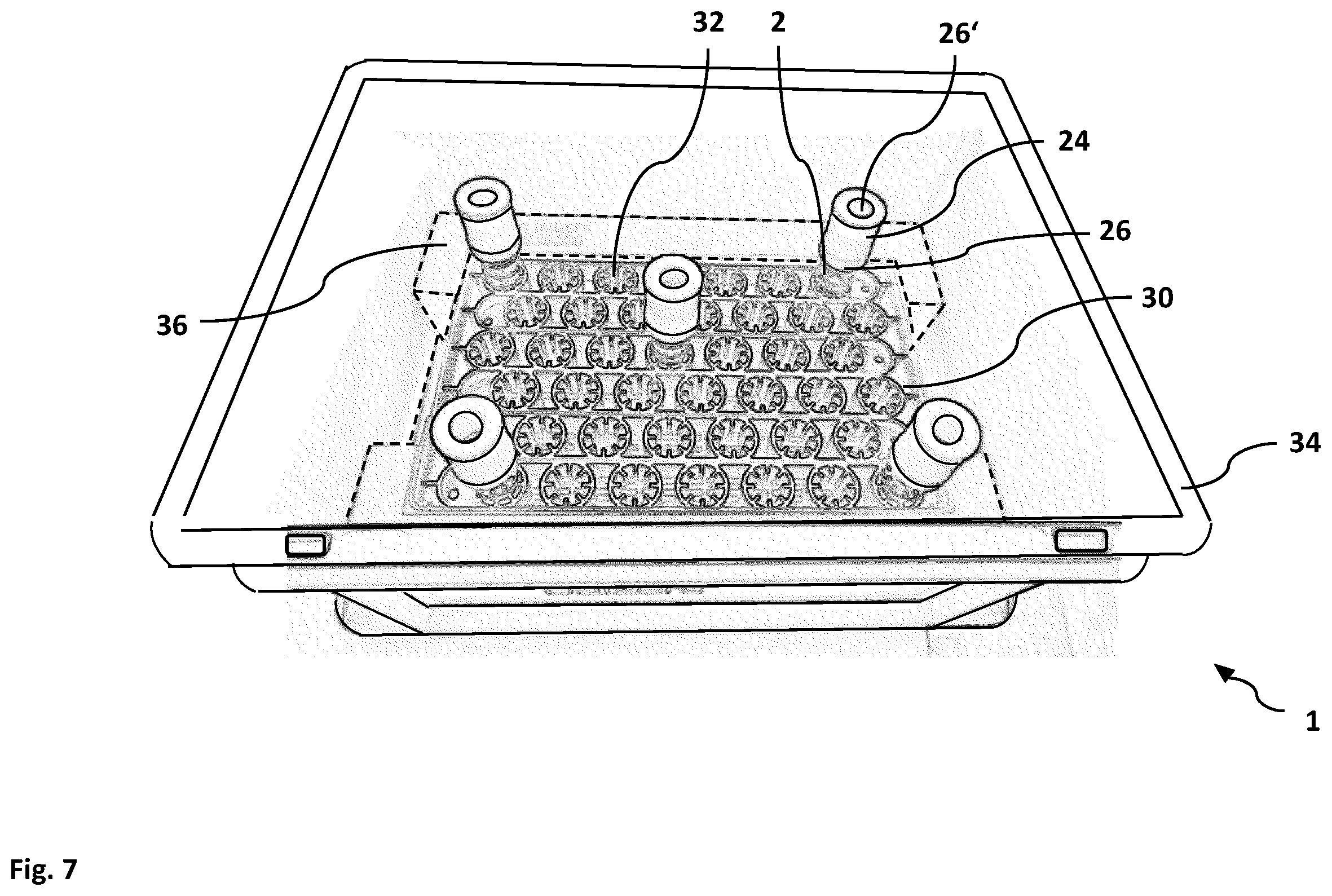 Patent US12612698 Figure 7 – Holding device for holding a magnetizable substrate during processing of a substrate surface of the substrate