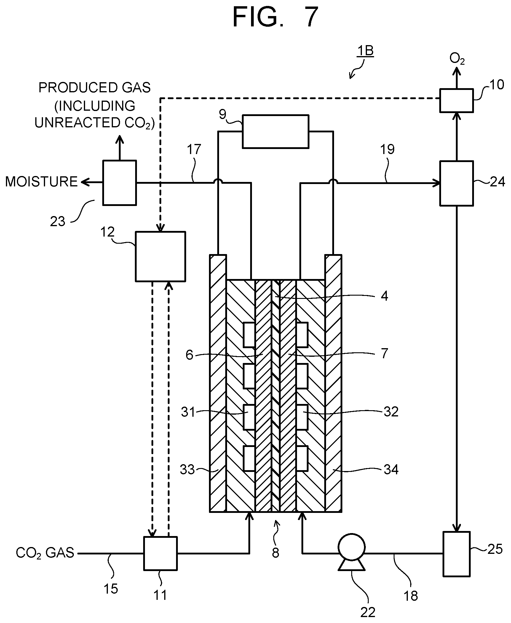Patent US12612707 Figure 6 – Electrochemical reaction device and valuable material manufacturing system