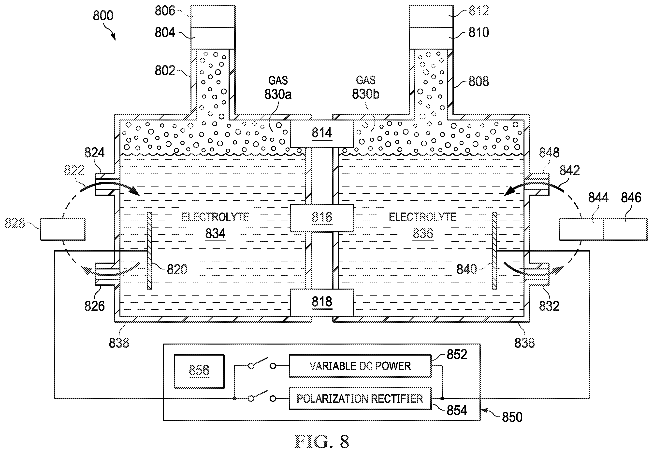 Patent US12612708 Figure 7 – System and method for controlling a multi-state electrochemical cell