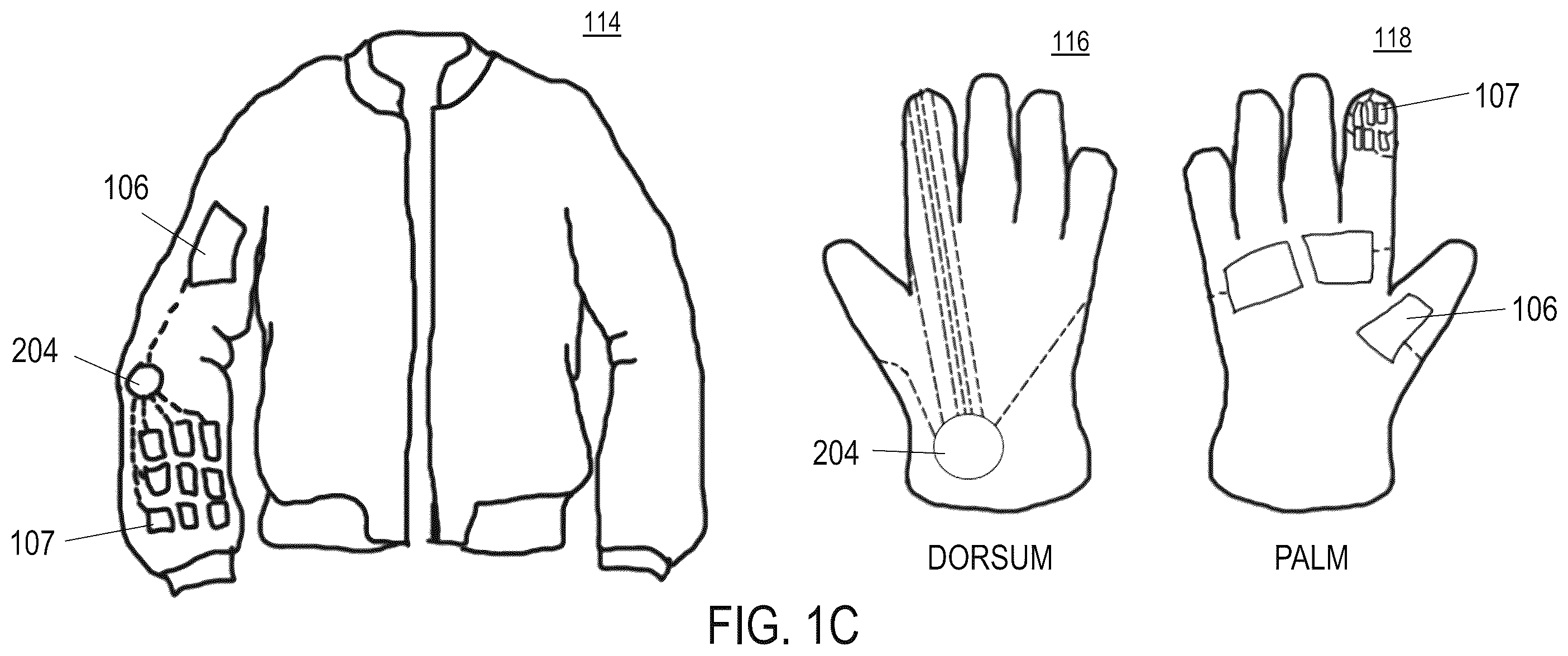 Patent US12612720 Figure 4 – Apparatus, method and computer program product for providing pressure sensitive pads in textiles and flexible materials