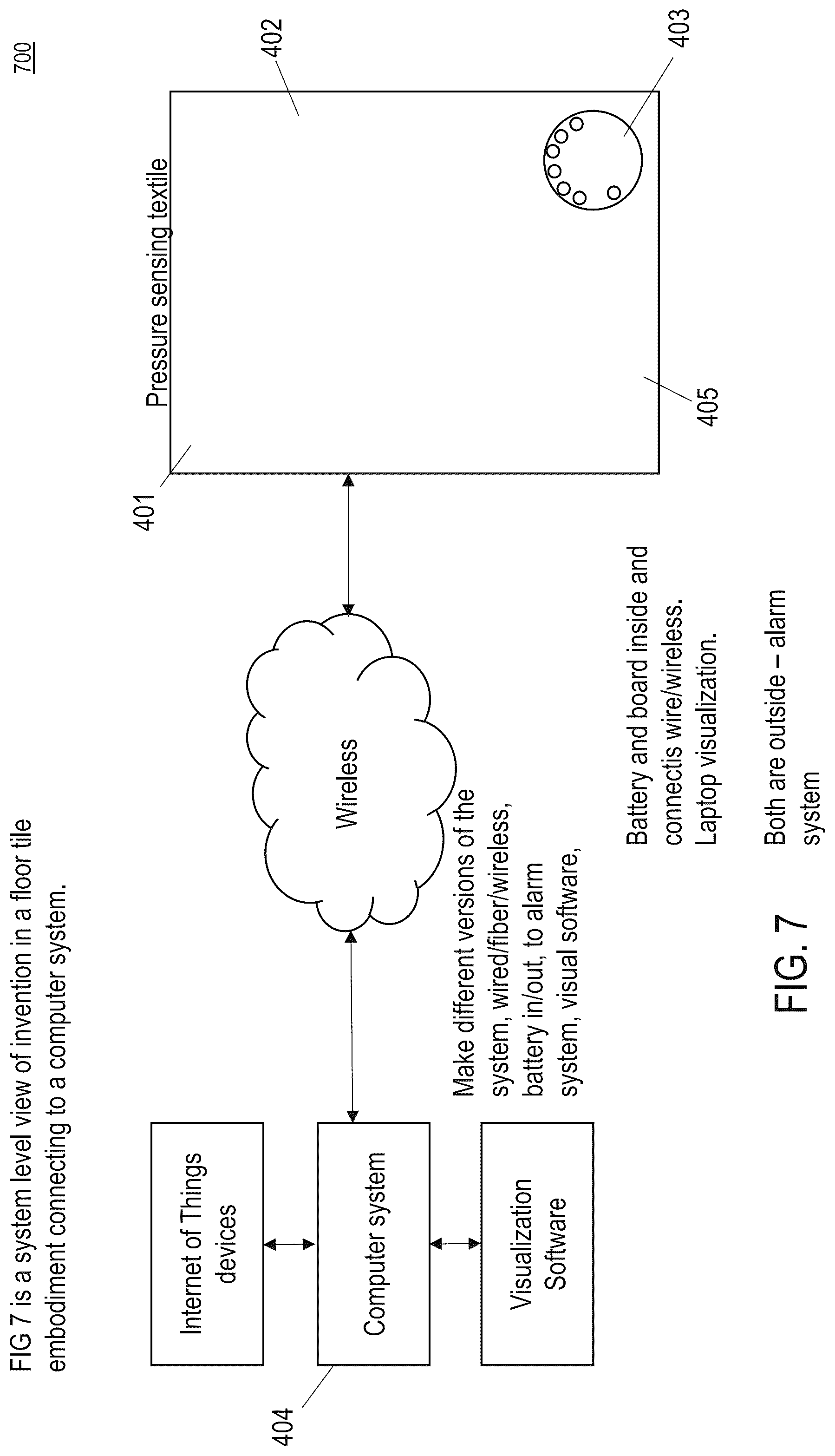 Patent US12612720 Figure 15 – Apparatus, method and computer program product for providing pressure sensitive pads in textiles and flexible materials