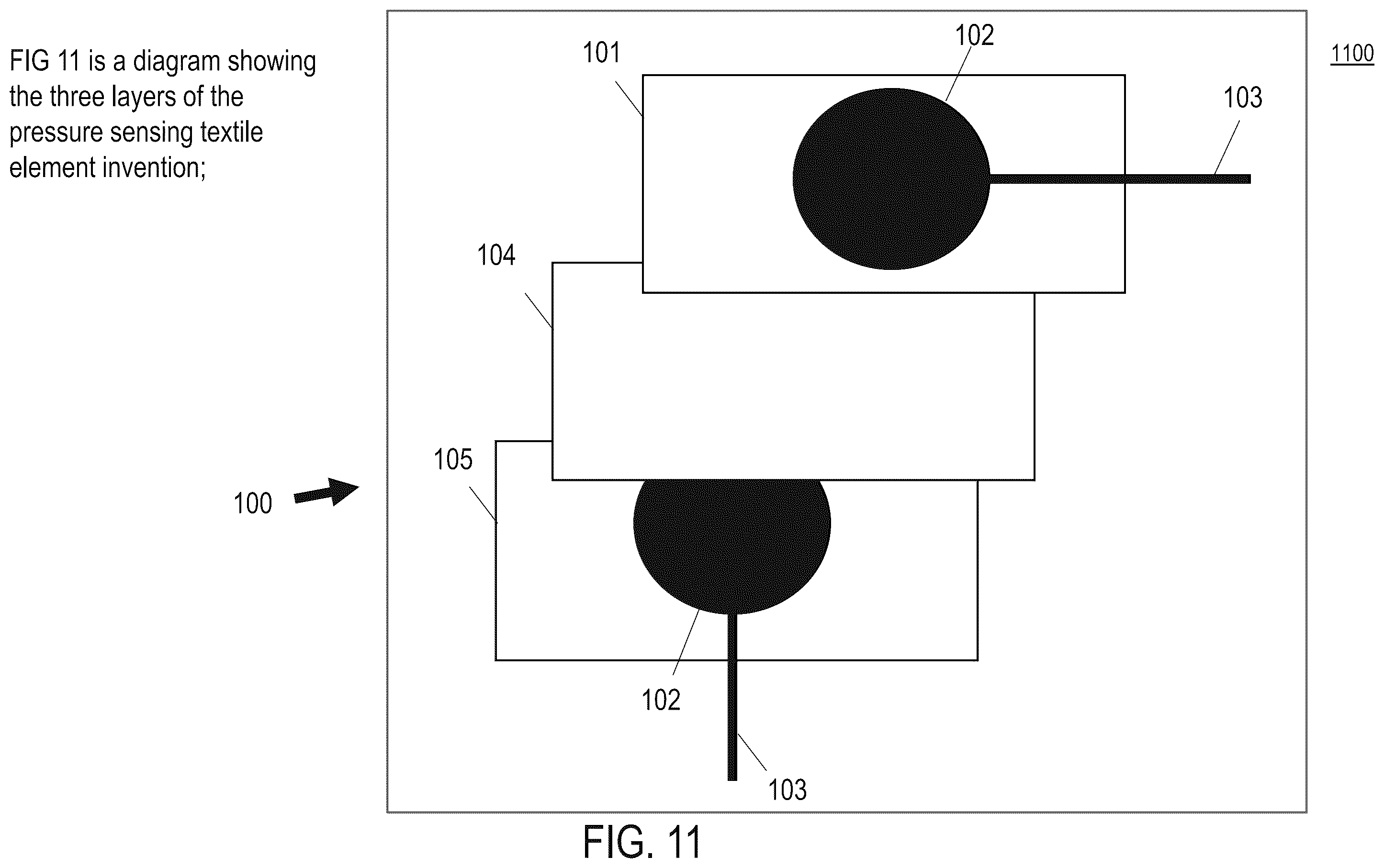 Patent US12612720 Figure 19 – Apparatus, method and computer program product for providing pressure sensitive pads in textiles and flexible materials