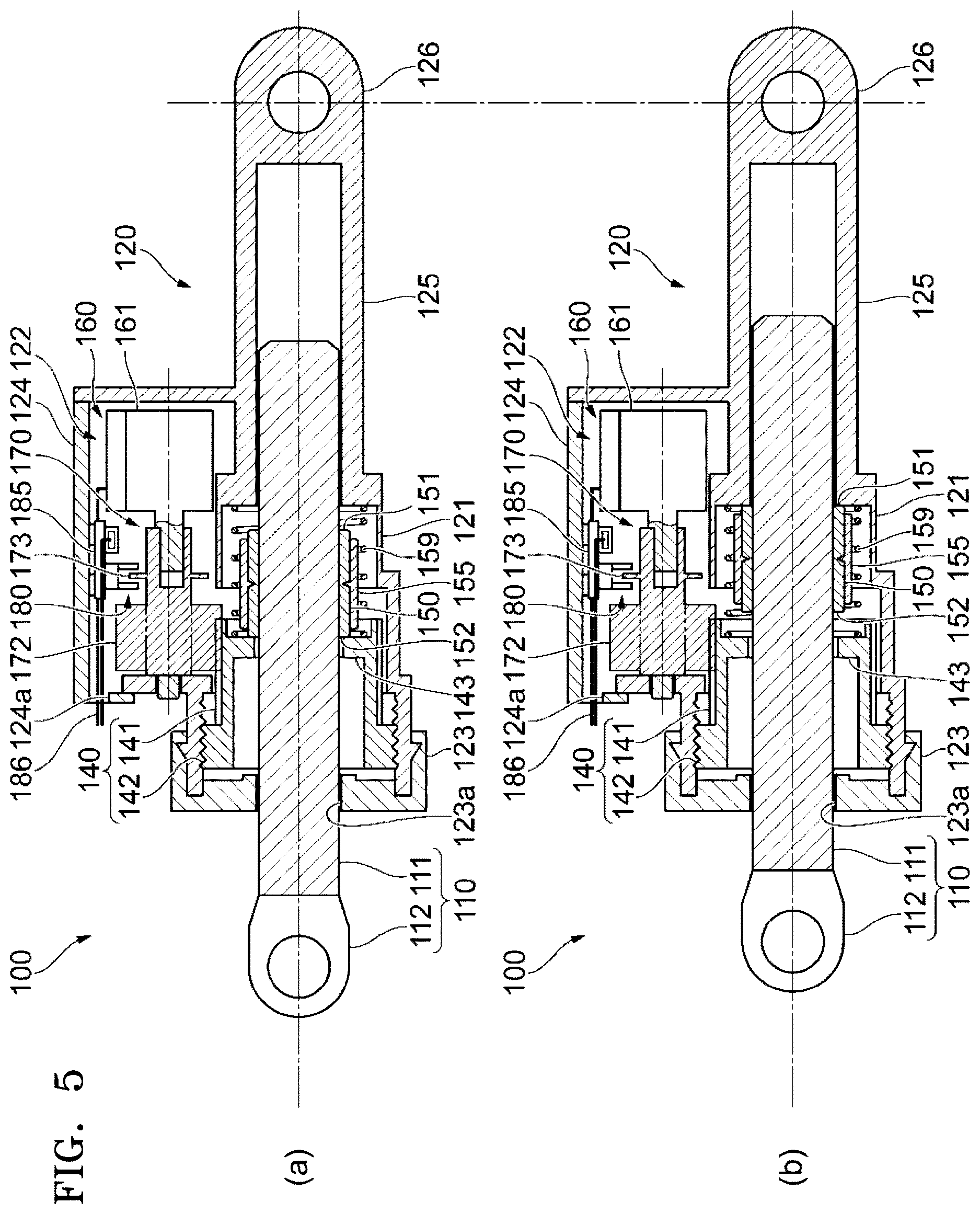 Patent US12612722 Figure 6 – Washing machine including damper for damping vibration of tub