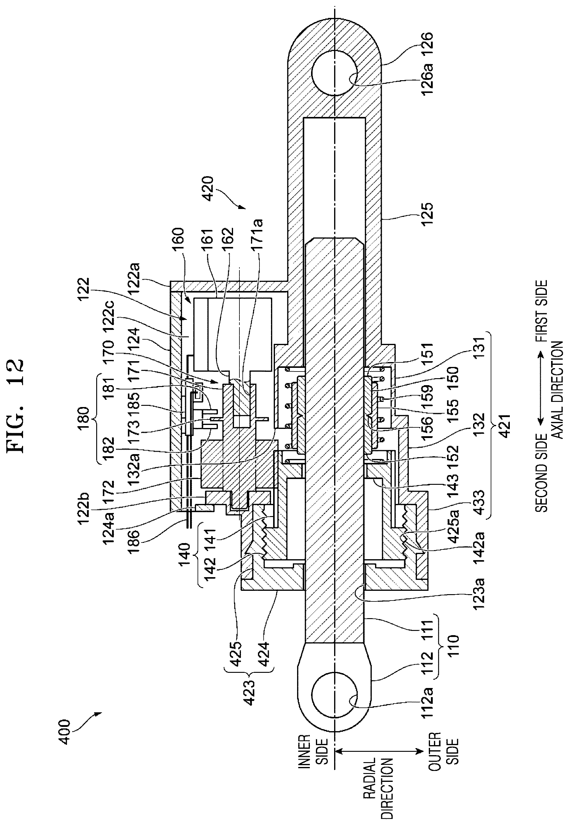 Patent US12612722 Figure 18 – Washing machine including damper for damping vibration of tub