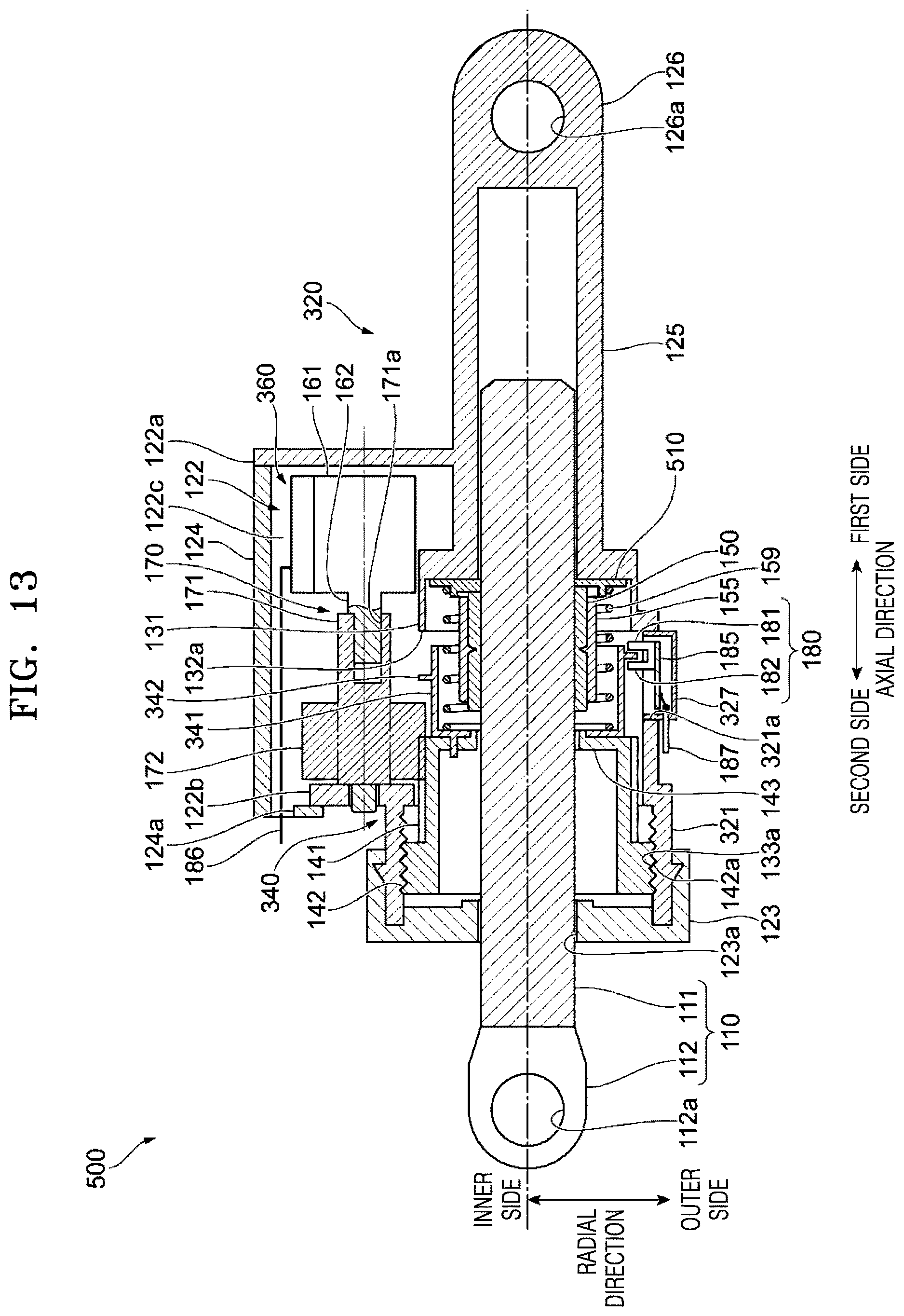 Patent US12612722 Figure 19 – Washing machine including damper for damping vibration of tub