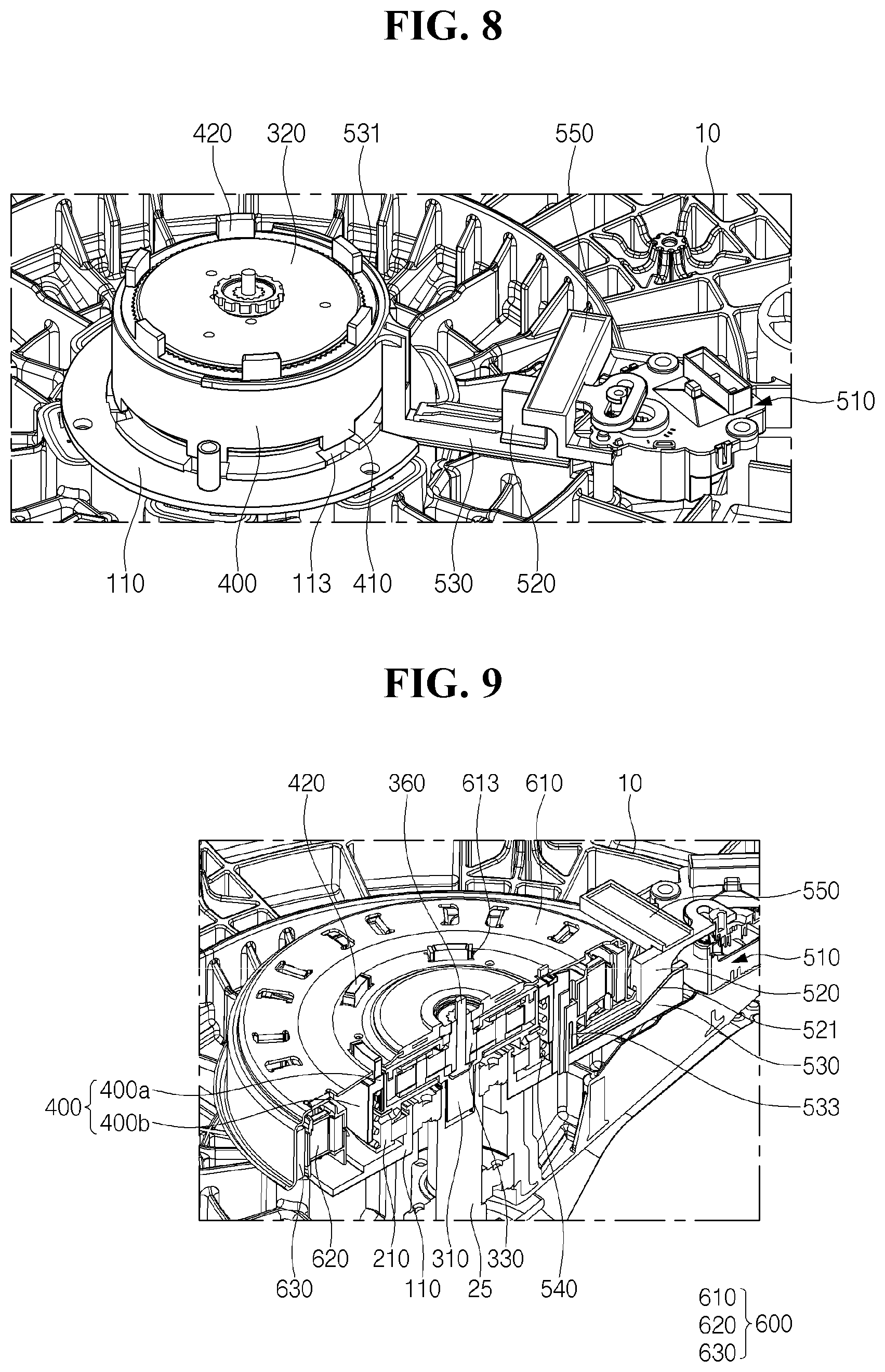 Patent US12612723 Figure 6 – Washing machine driving system and a washing machine with the same