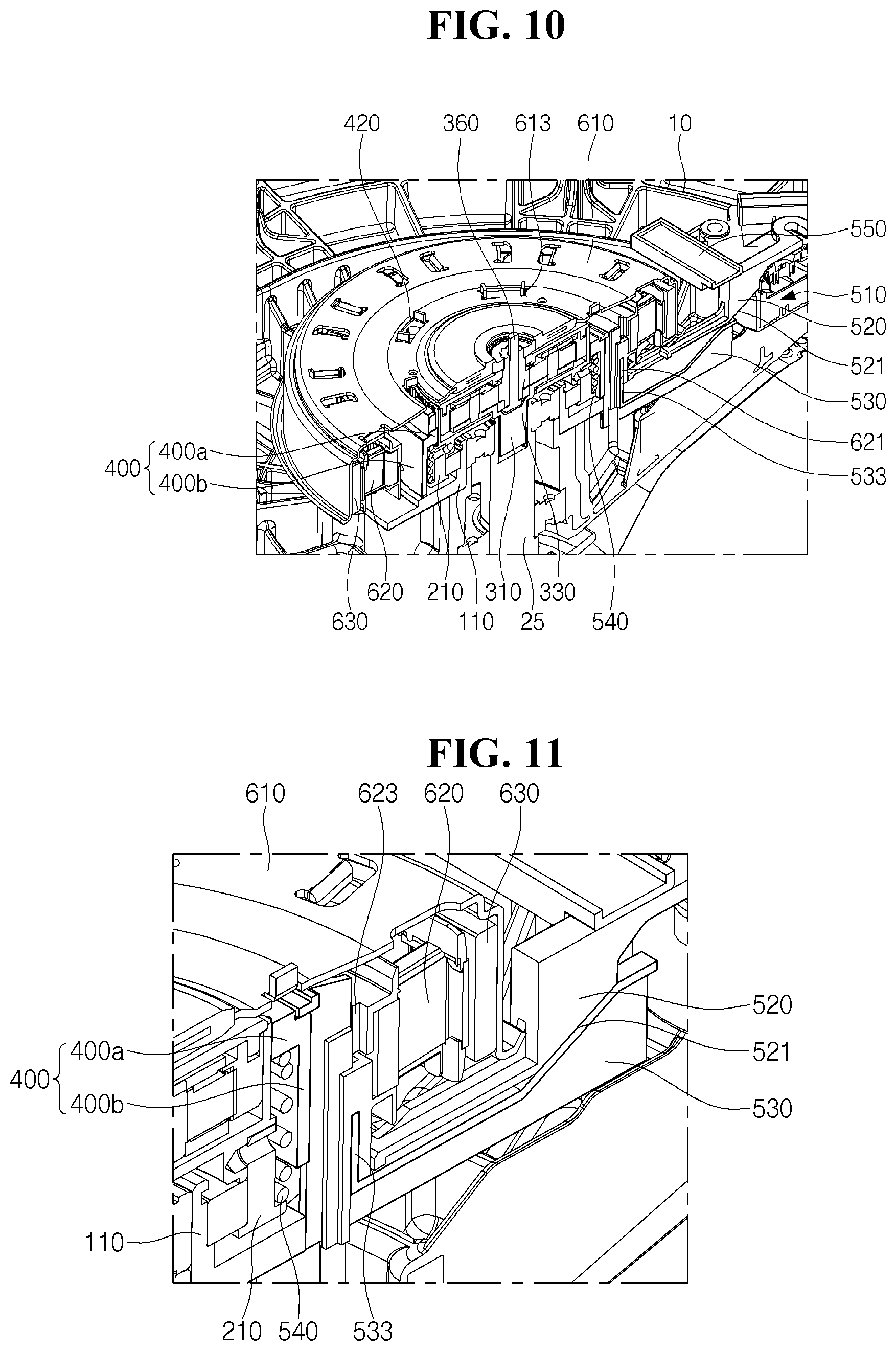 Patent US12612723 Figure 7 – Washing machine driving system and a washing machine with the same