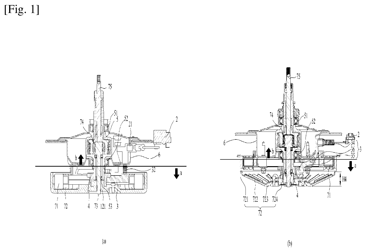 Patent US12612724 Figure 1 – Laundry treating apparatus