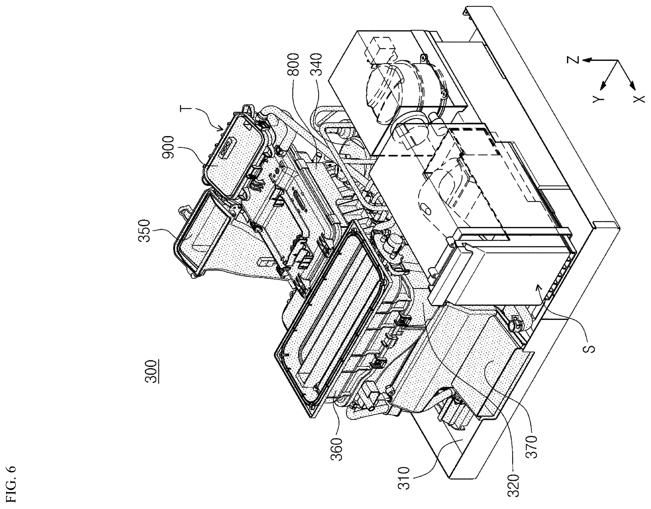 Patent US12612729 Figure 6 – Ironing module including steam iron and laundry treating apparatus including the same