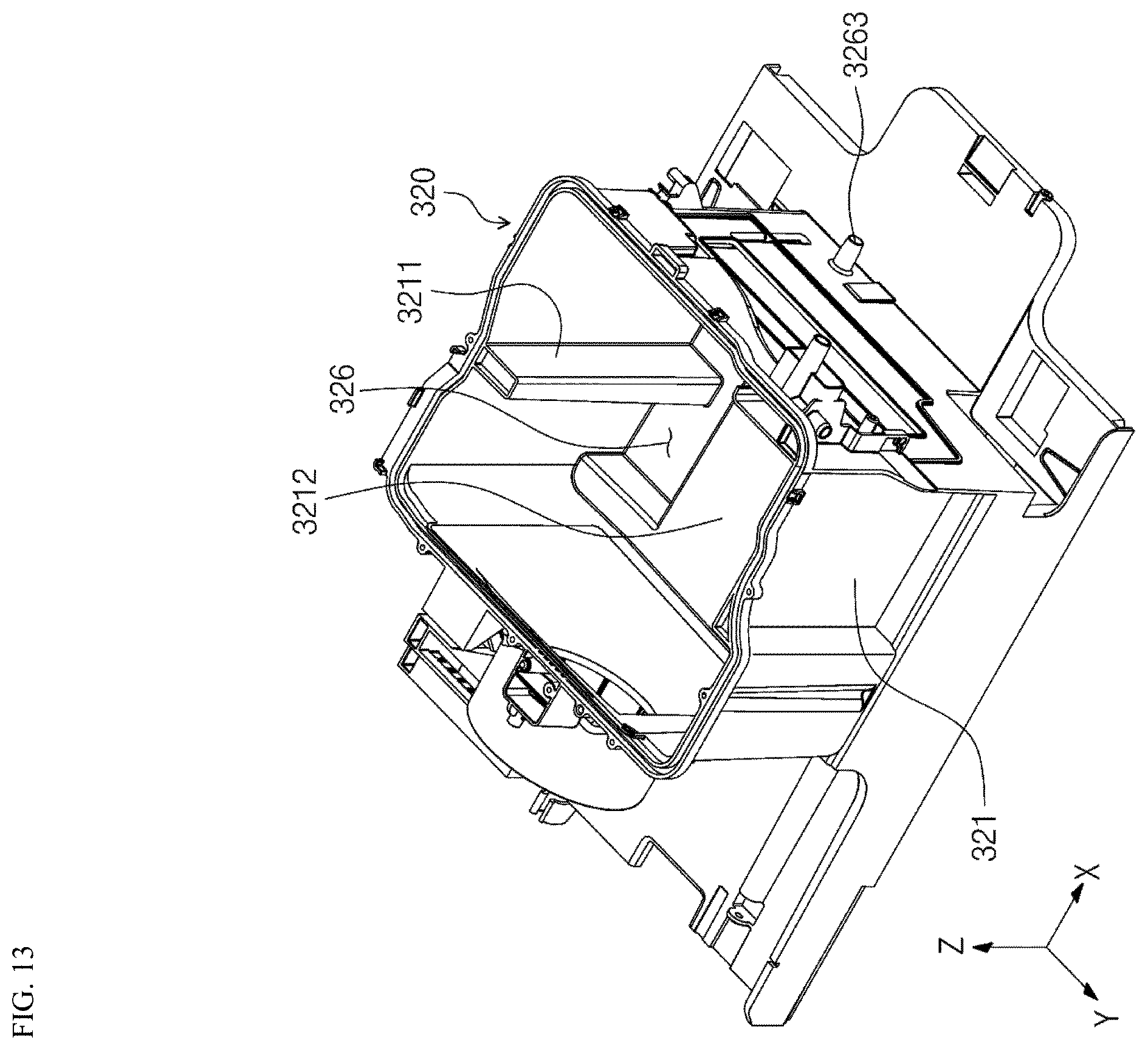 Patent US12612729 Figure 13 – Ironing module including steam iron and laundry treating apparatus including the same