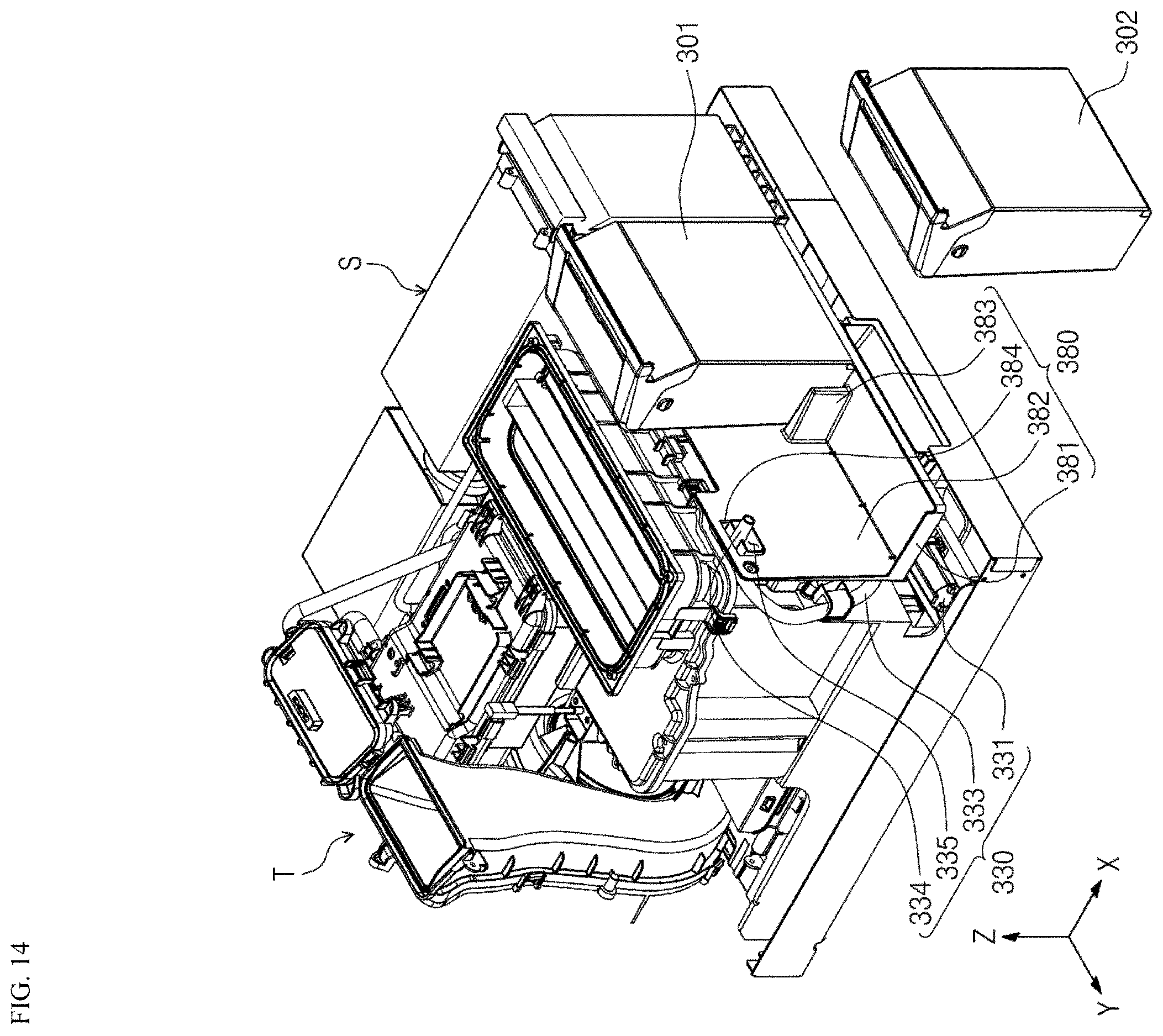Patent US12612729 Figure 14 – Ironing module including steam iron and laundry treating apparatus including the same