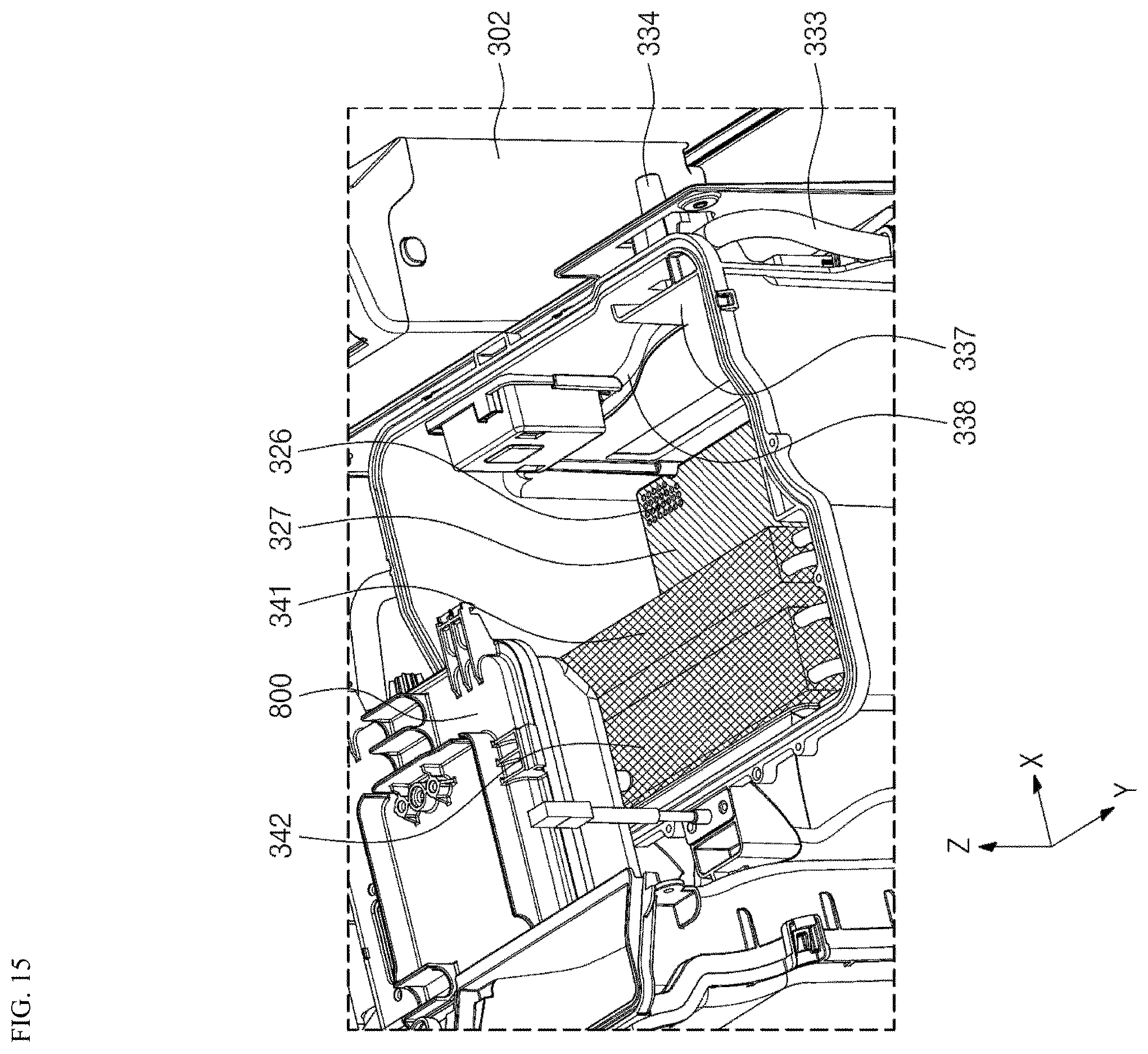 Patent US12612729 Figure 15 – Ironing module including steam iron and laundry treating apparatus including the same