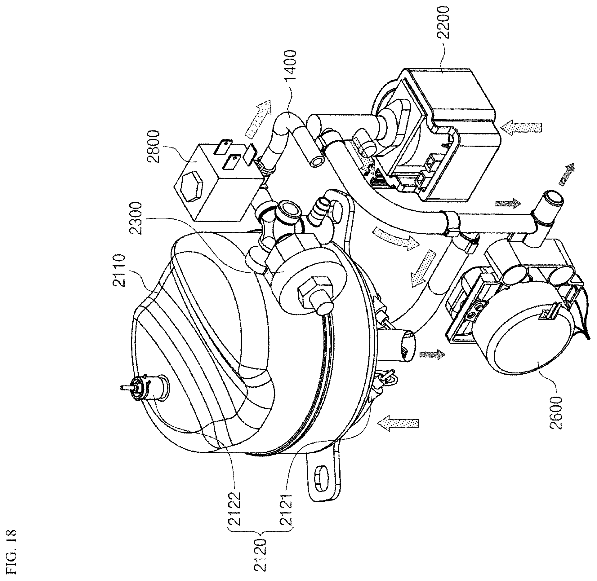 Patent US12612729 Figure 18 – Ironing module including steam iron and laundry treating apparatus including the same