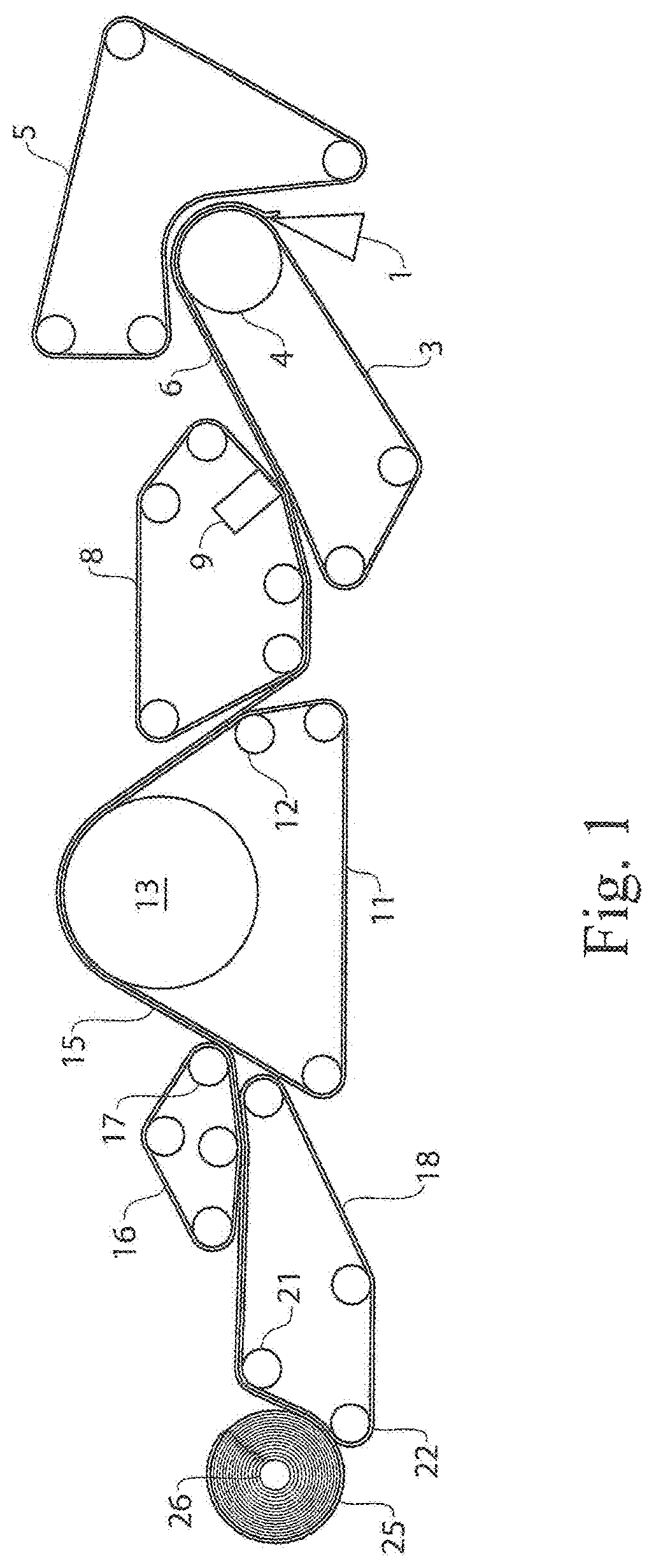Patent US12612738 Figure 1 – Absorbent paper products having unique physical strength properties