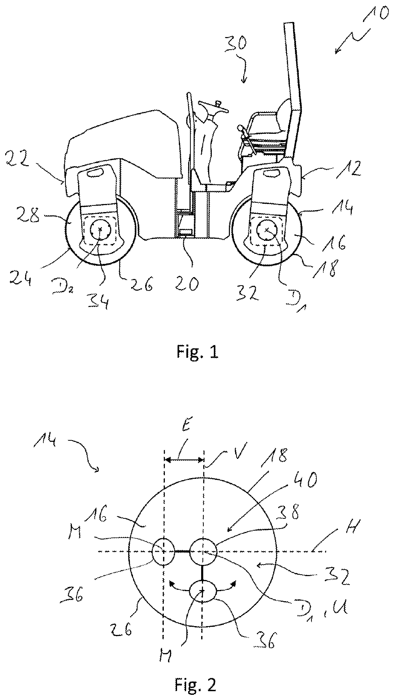 Patent US12612743 Figure 1 – Soil processing roller and method for operating a soil processing roller