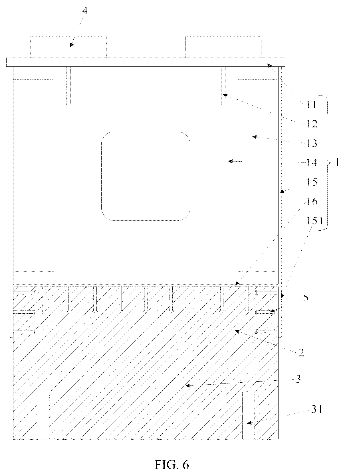 Patent US12612748 Figure 6 – Composite capping beam with steel beam and ultra-high-performance concrete plate and construction method therefor