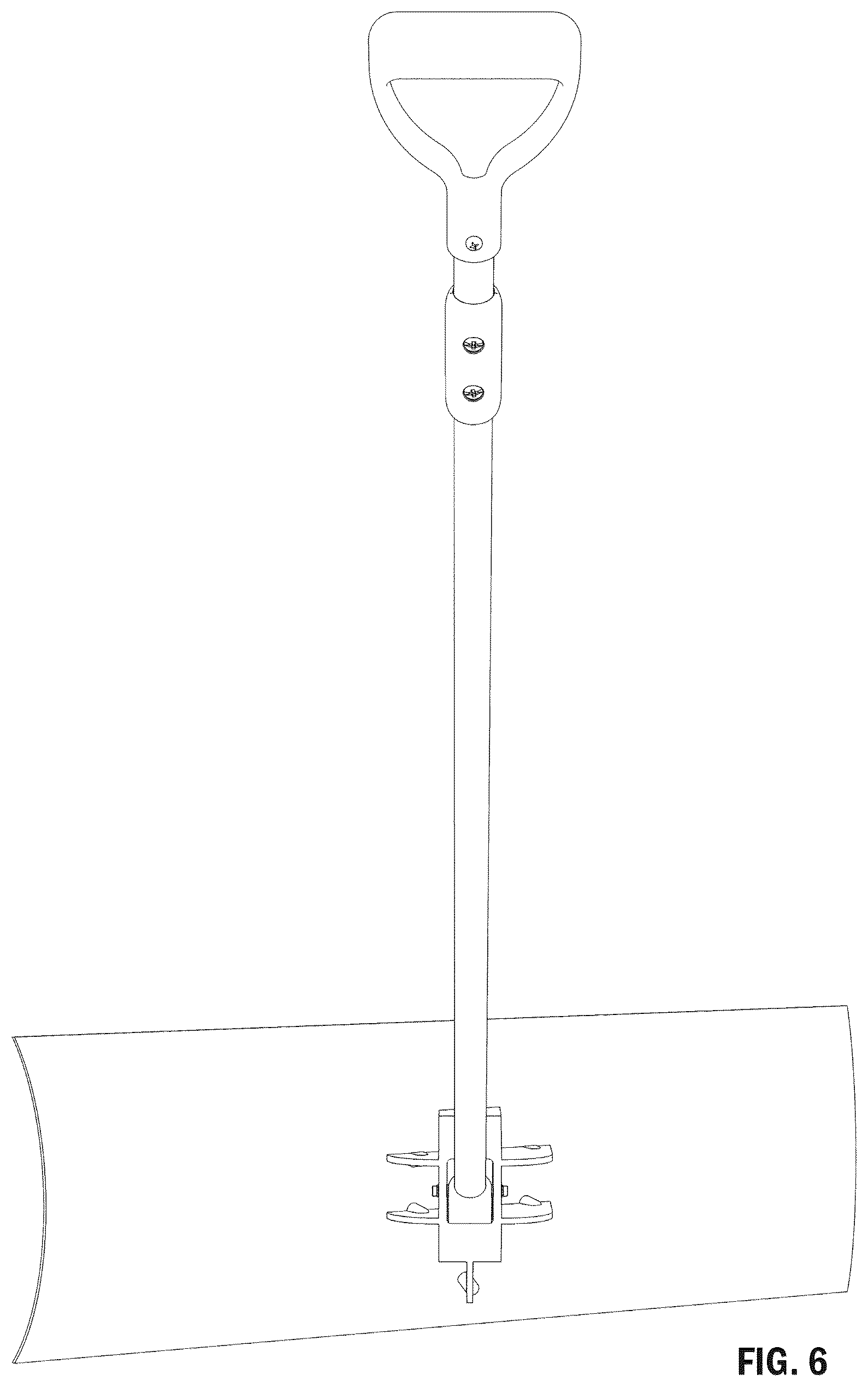 Patent US12612750 Figure 5 – Articulating pusher shovel