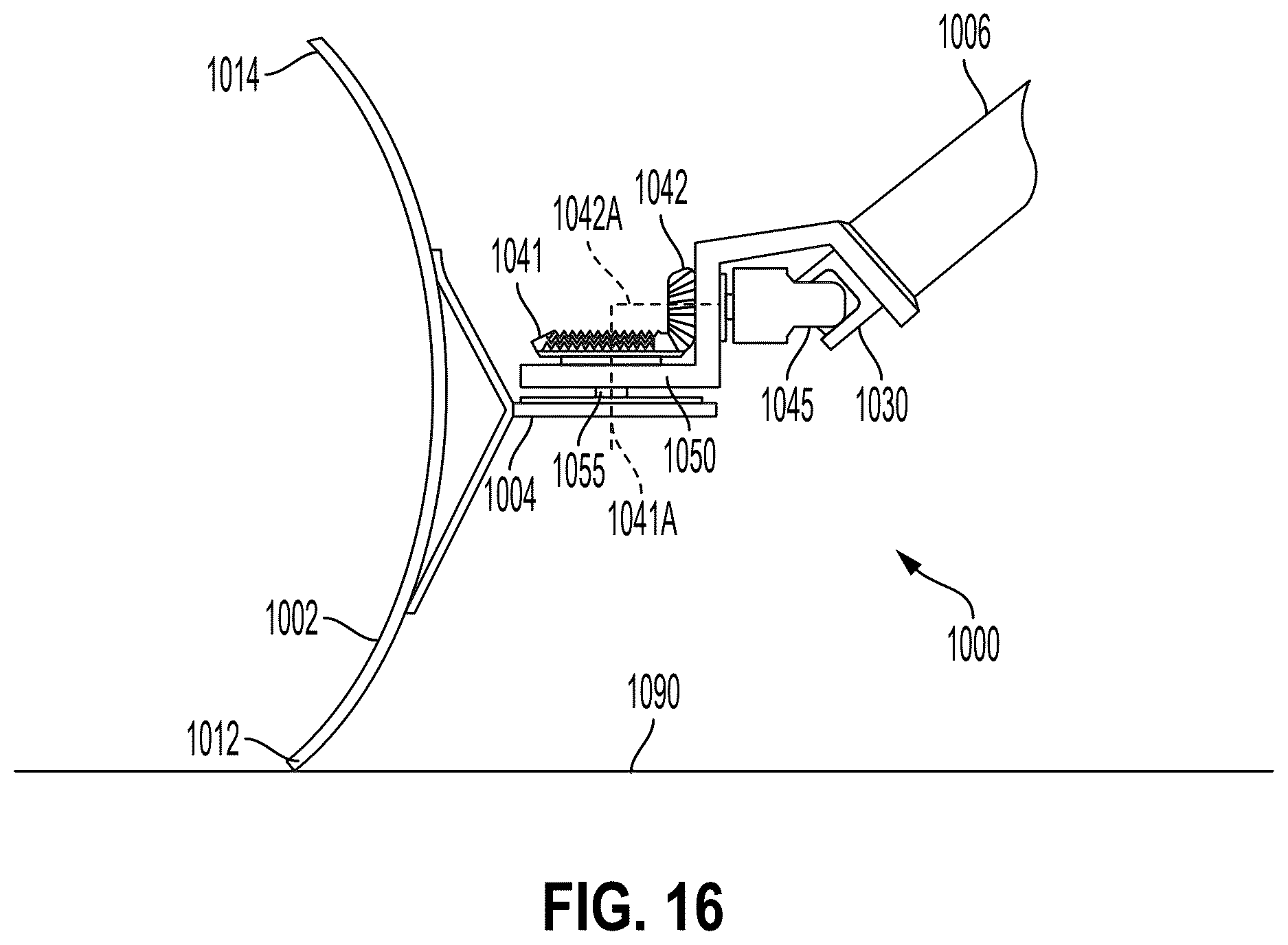 Patent US12612750 Figure 15 – Articulating pusher shovel