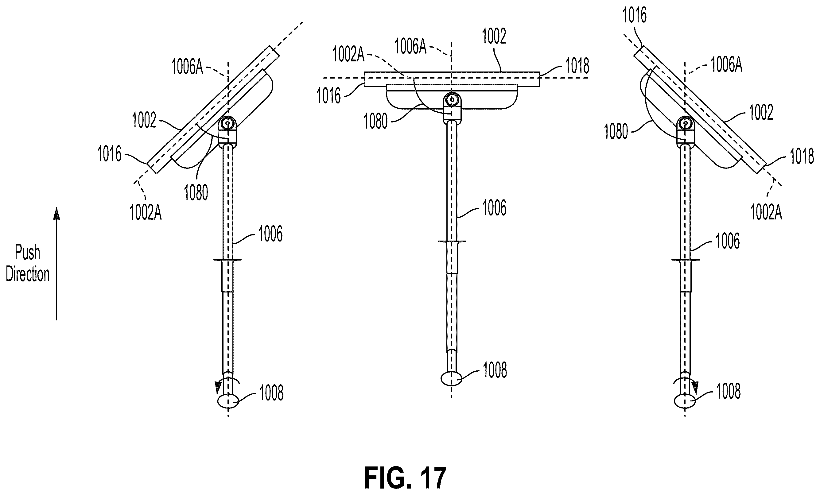 Patent US12612750 Figure 16 – Articulating pusher shovel