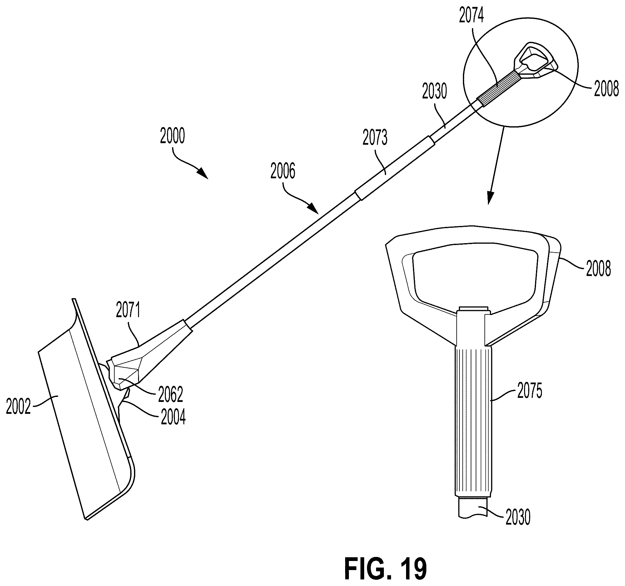 Patent US12612750 Figure 18 – Articulating pusher shovel