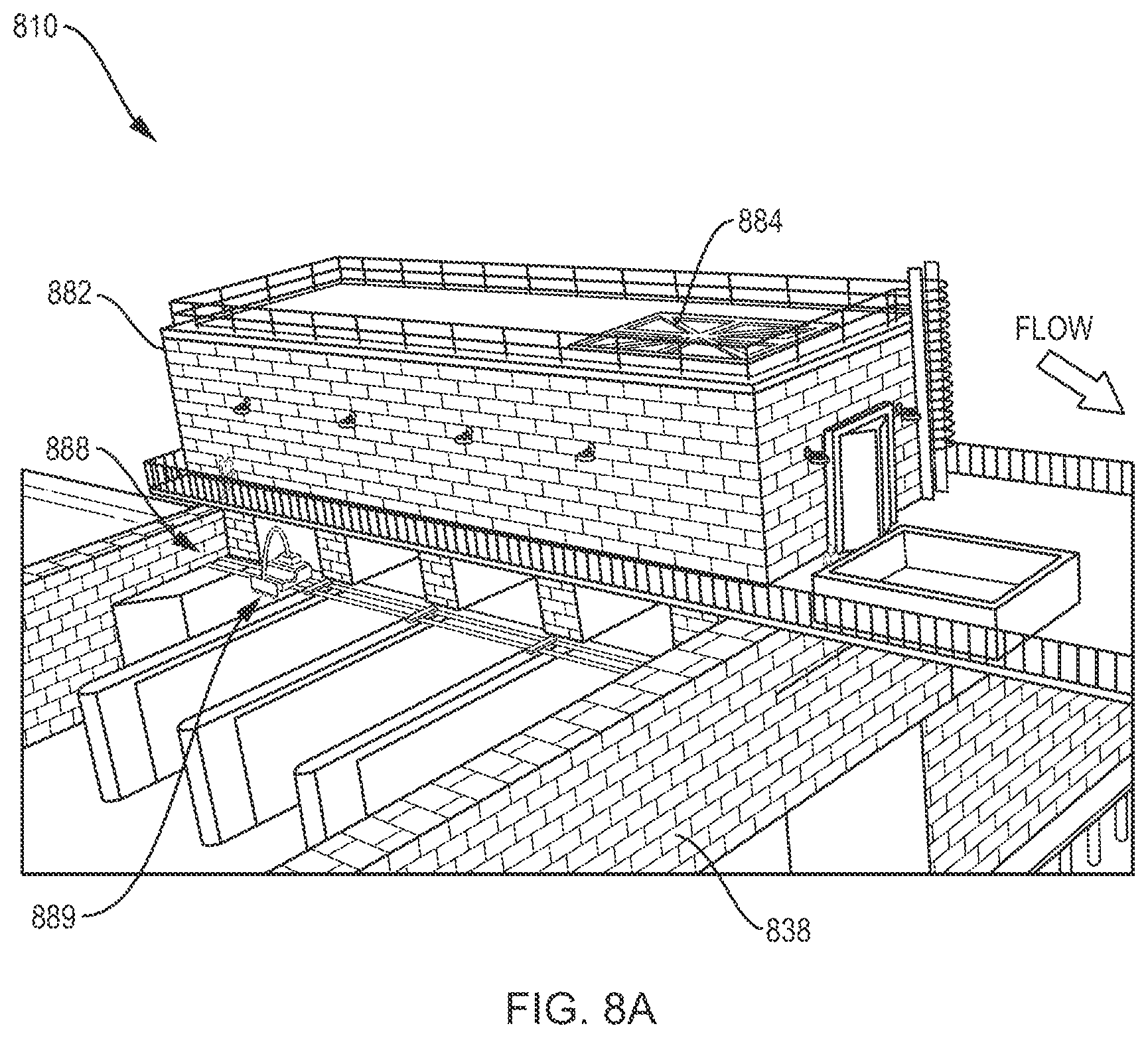 Patent US12612751 Figure 12 – Modular precast hydro dam with powerhouse
