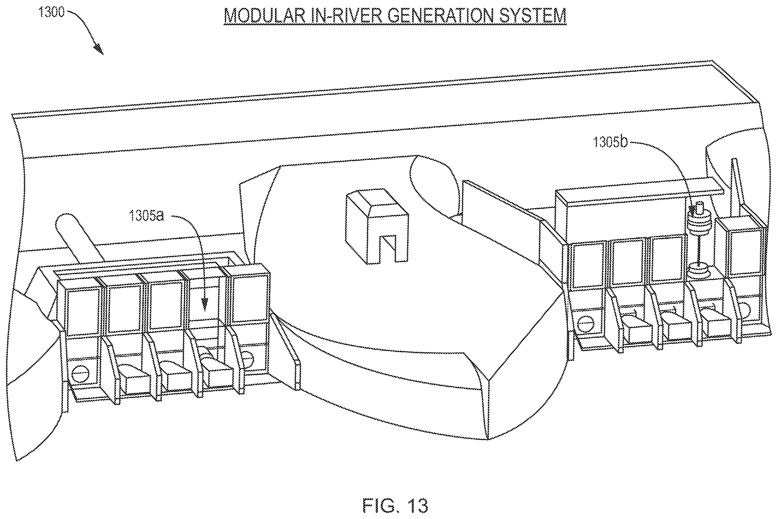 Patent US12612751 Figure 18 – Modular precast hydro dam with powerhouse