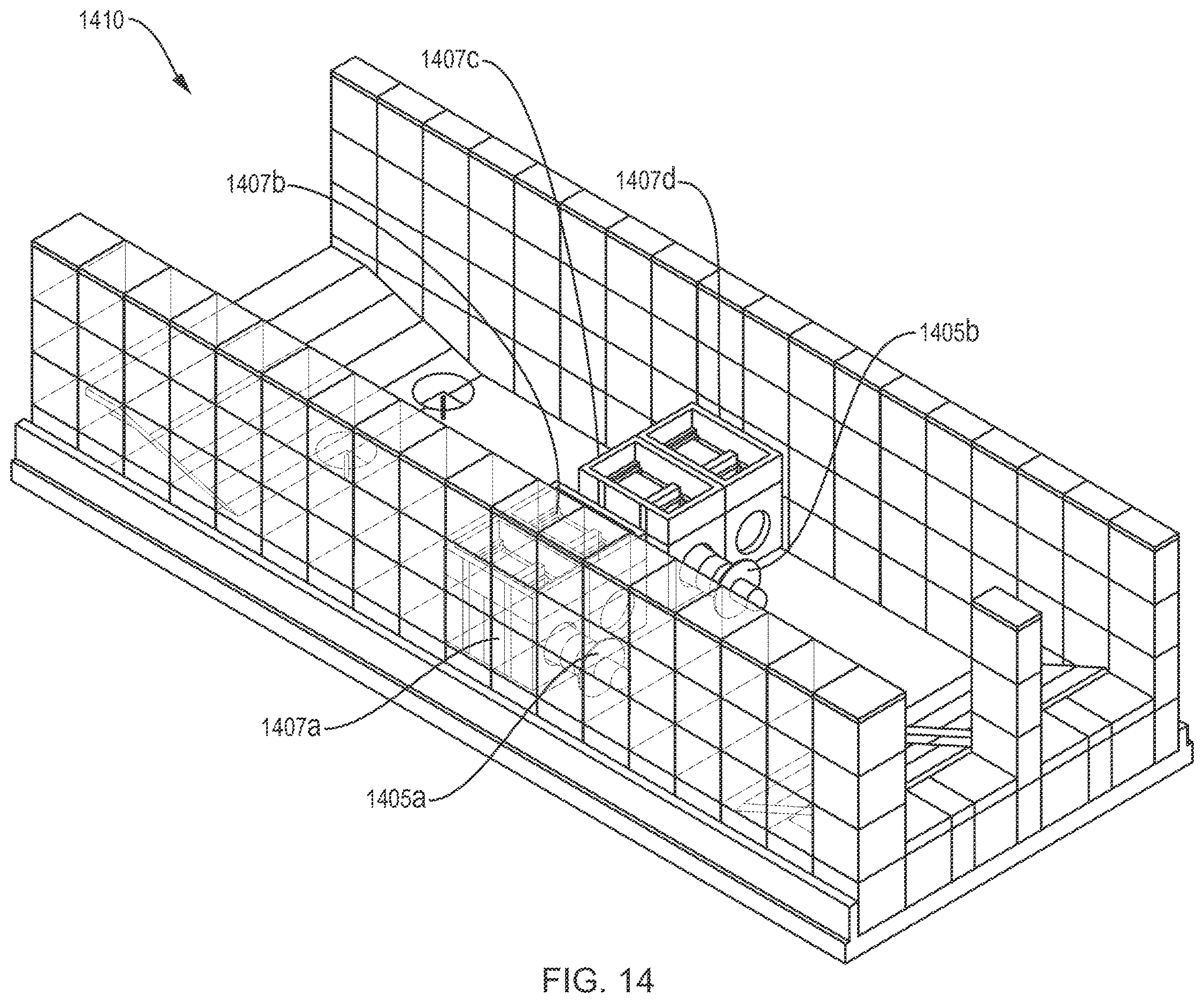Patent US12612751 Figure 19 – Modular precast hydro dam with powerhouse