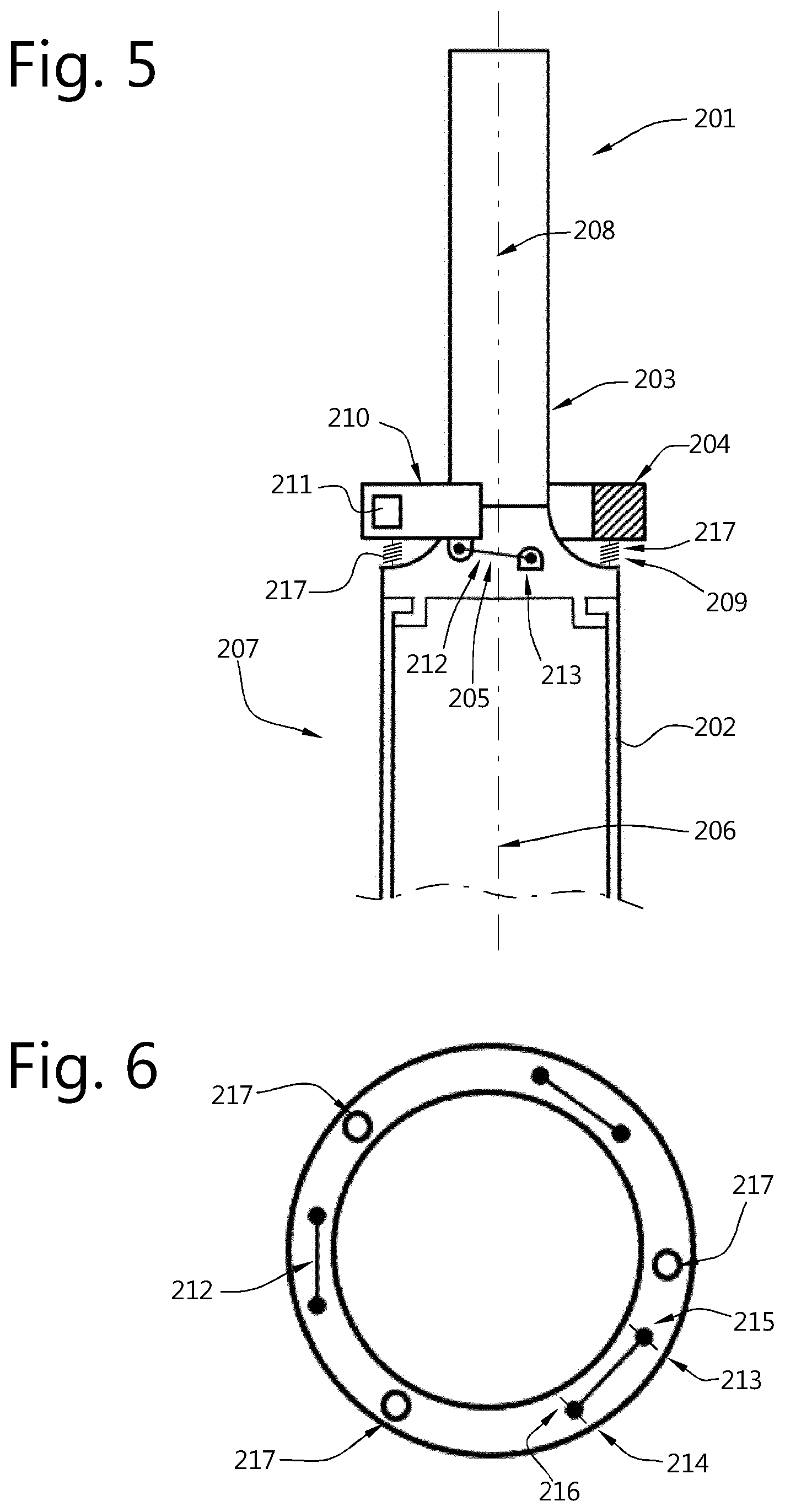 Patent US12612754 Figure 5 – Pile installation