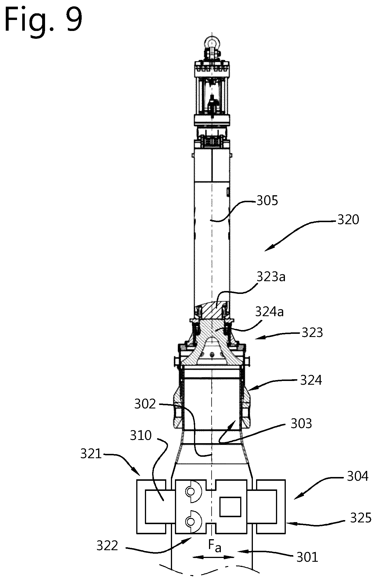 Patent US12612754 Figure 7 – Pile installation