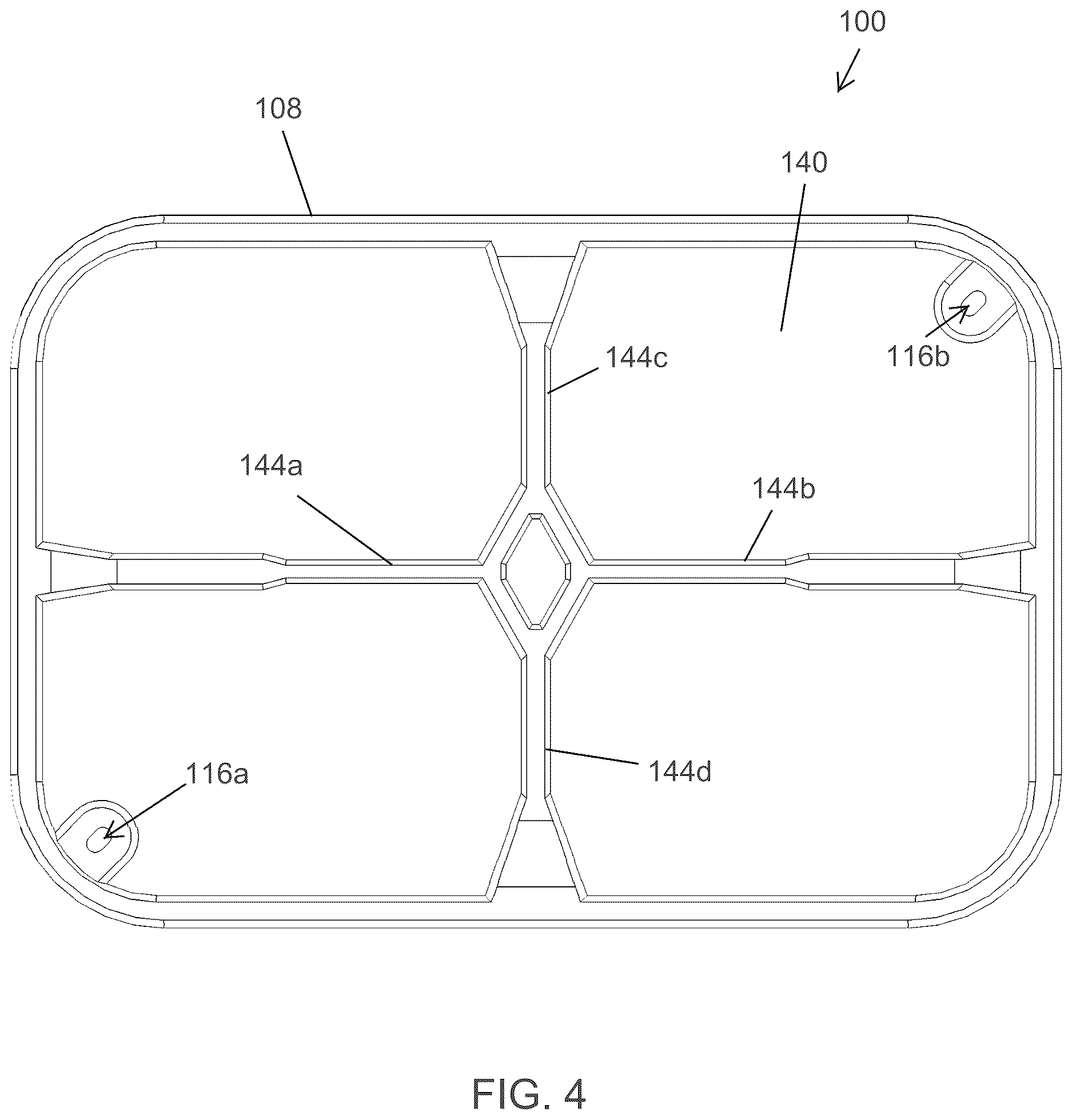 Patent US12612756 Figure 4 – Utility cover