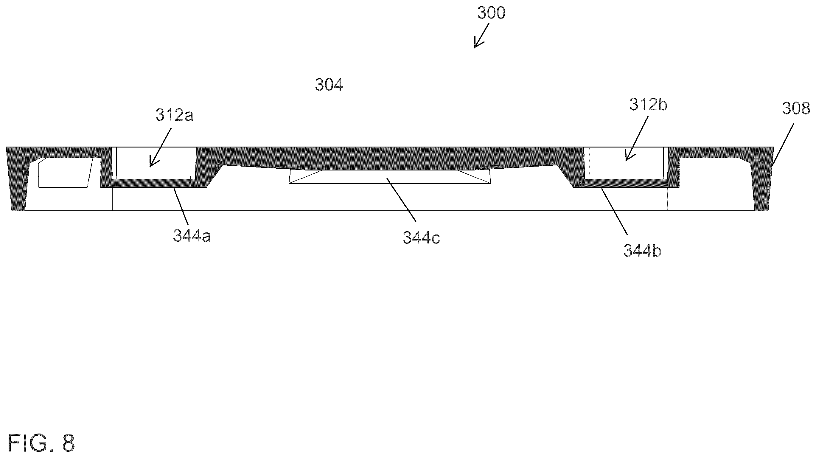 Patent US12612756 Figure 8 – Utility cover