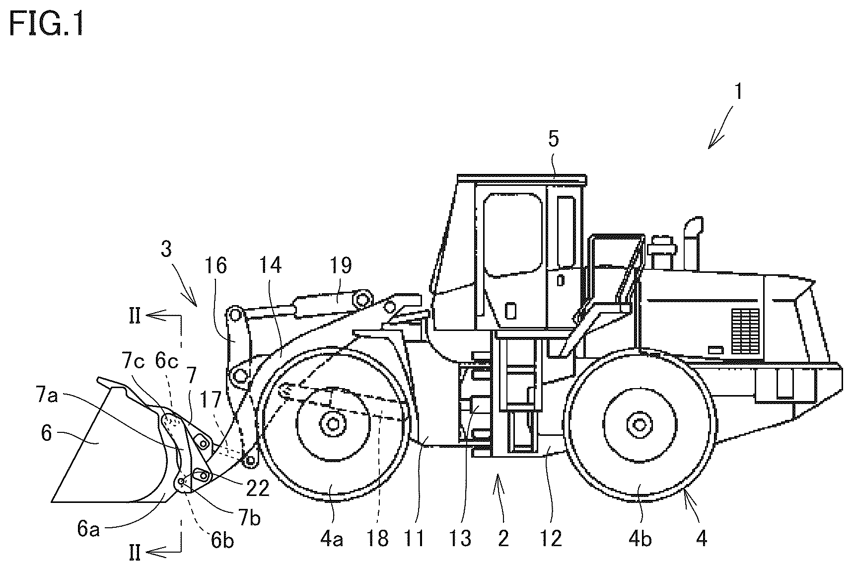 Patent US12612757 Figure 1 – Hydraulic system for work machine, work machine, and method for controlling hydraulic system