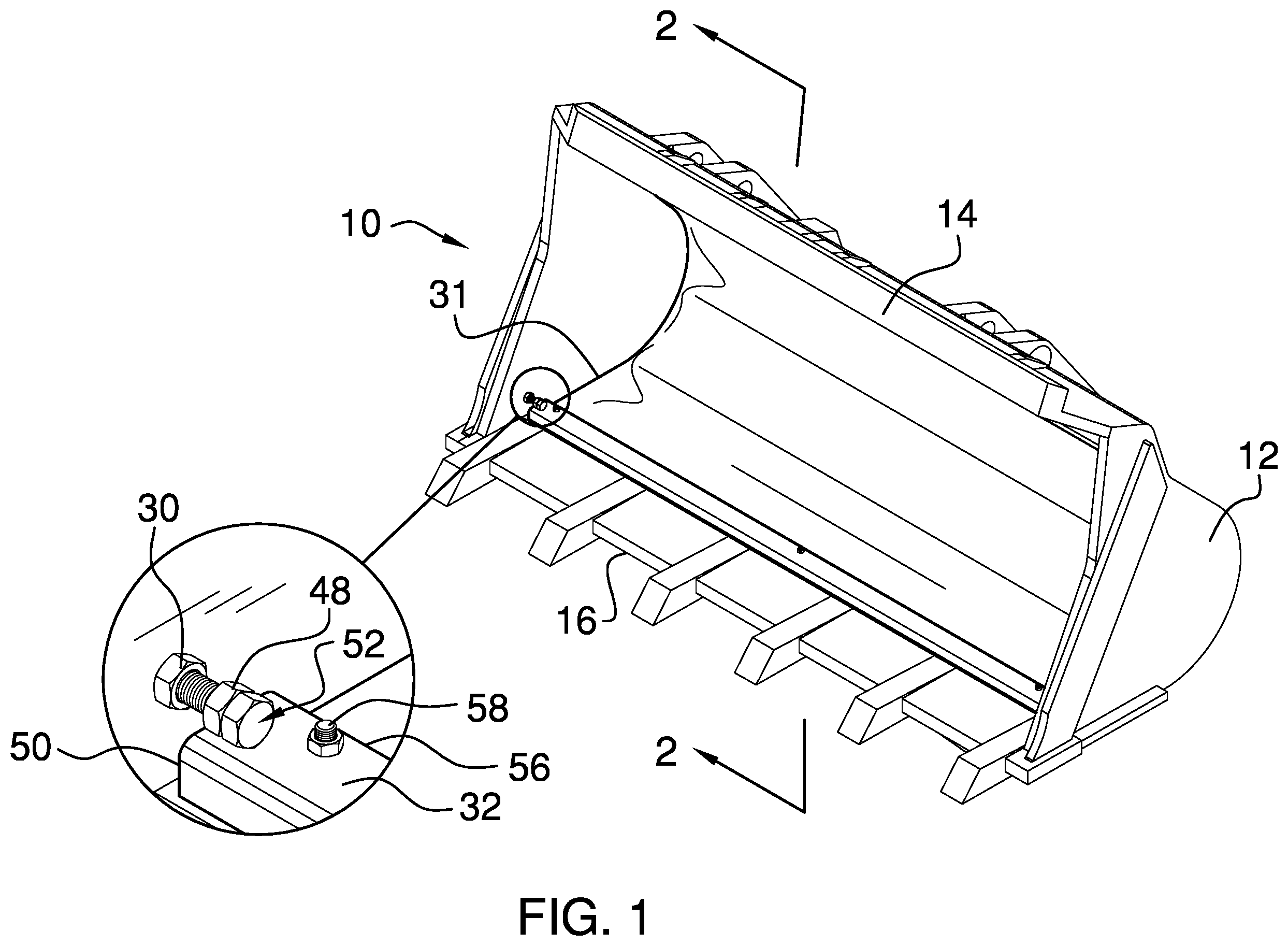 Patent US12612759 Figure 1 – Dump liner device