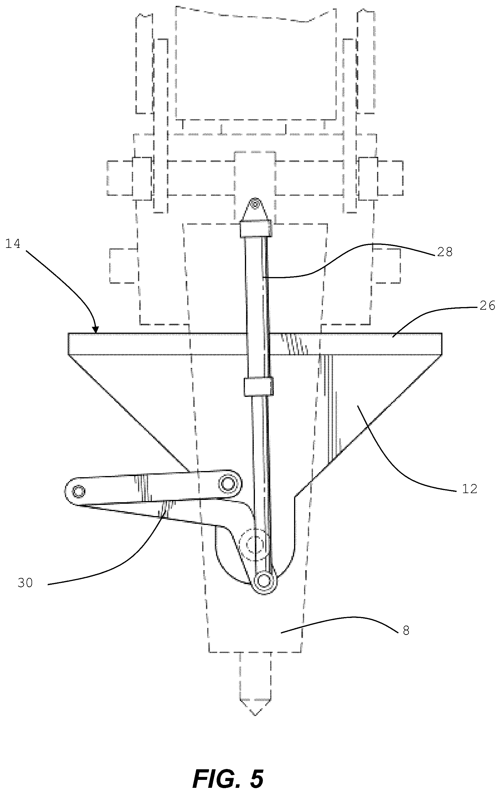 Patent US12612761 Figure 5 – Rockbreaker manipulation apparatus