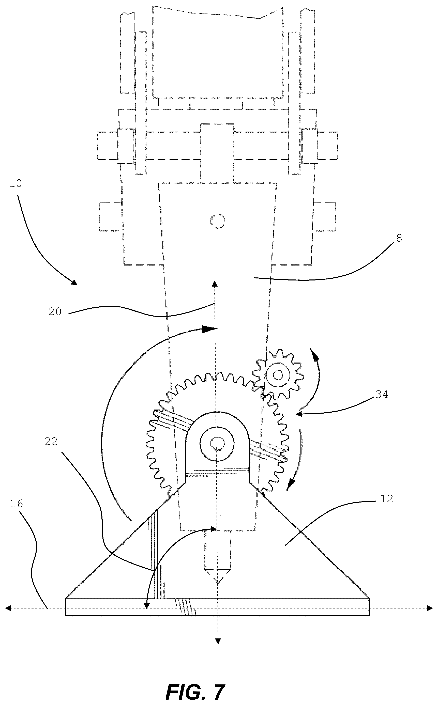 Patent US12612761 Figure 7 – Rockbreaker manipulation apparatus