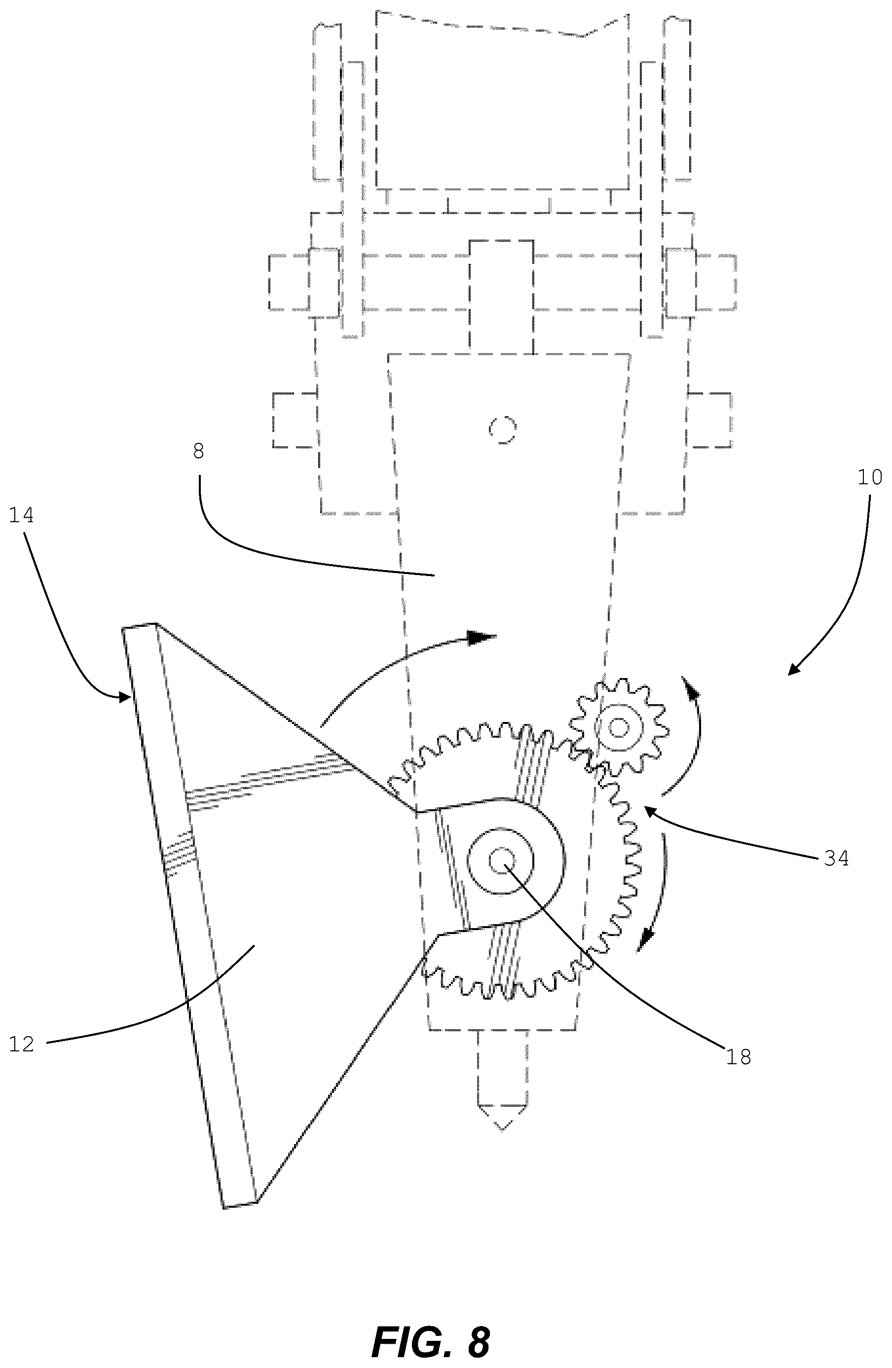 Patent US12612761 Figure 8 – Rockbreaker manipulation apparatus